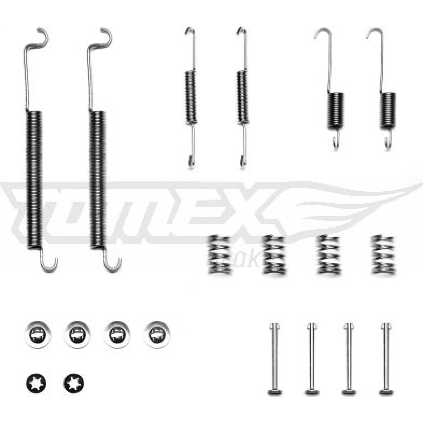 TOMEX brakes Zubehörsatz, Bremsbacken TX 40-18