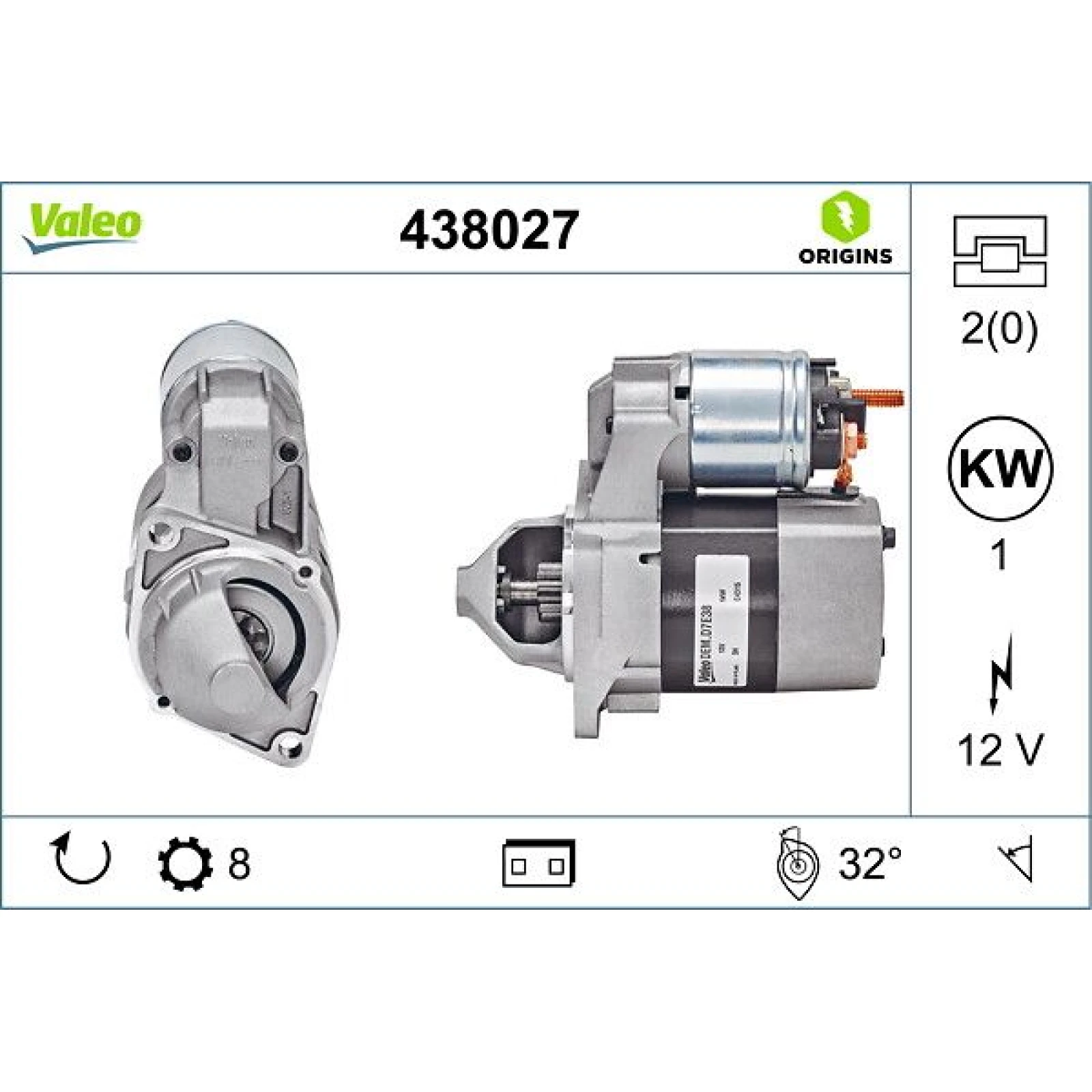 Anlasser 438027