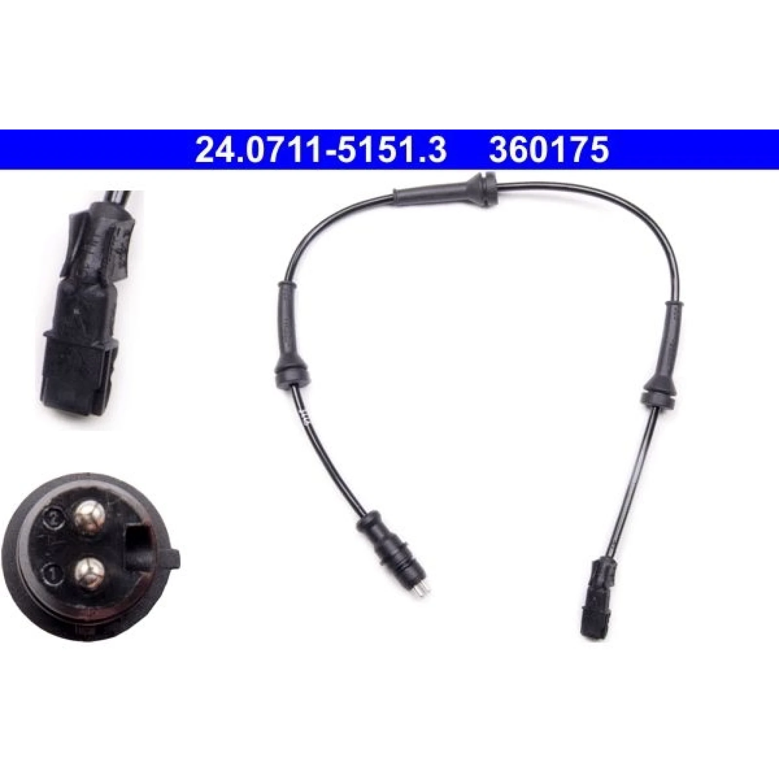 ATE ABS Sensor 24.0711-5151.3
