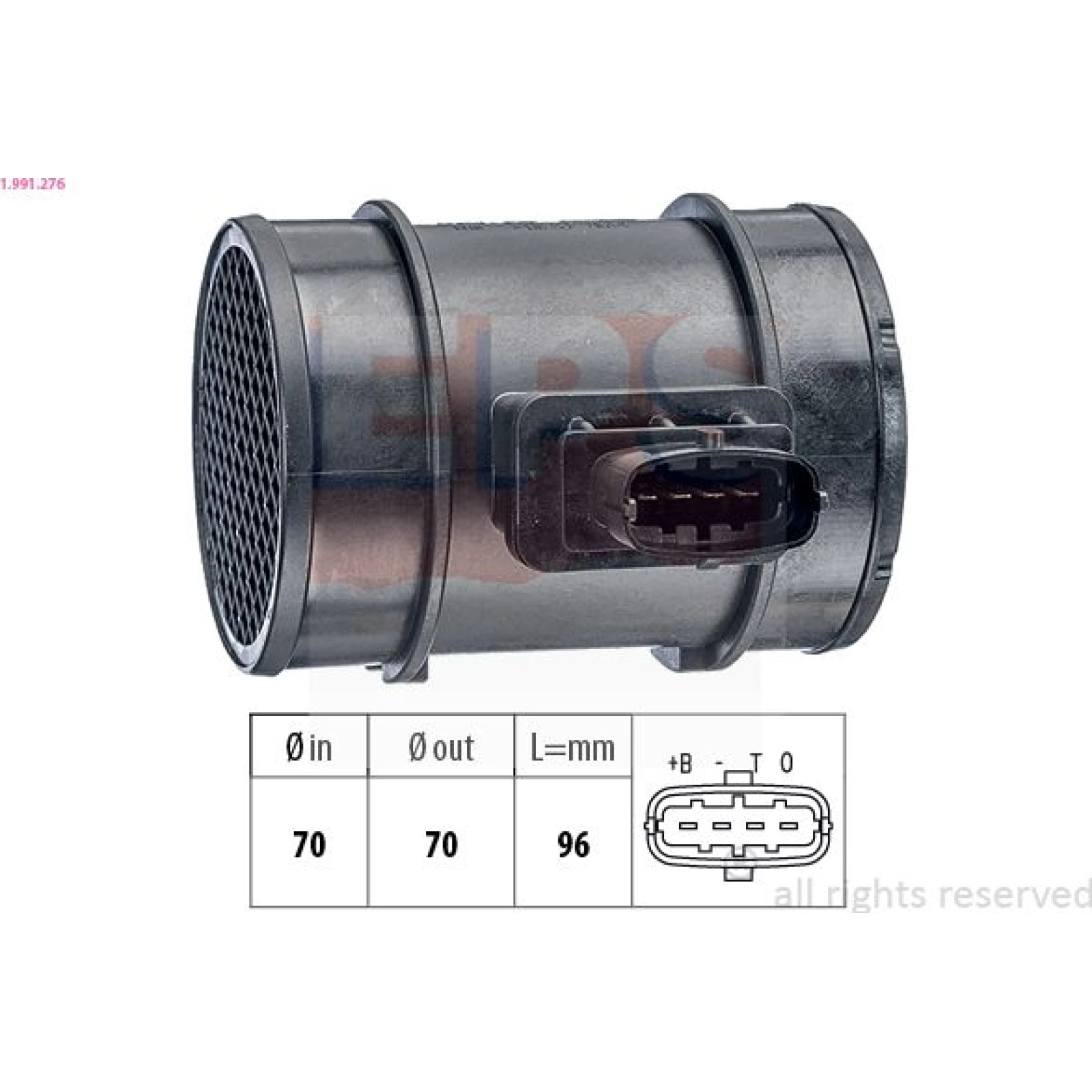 EPS Luftmassenmesser Luftmengenmesser 1.991.276