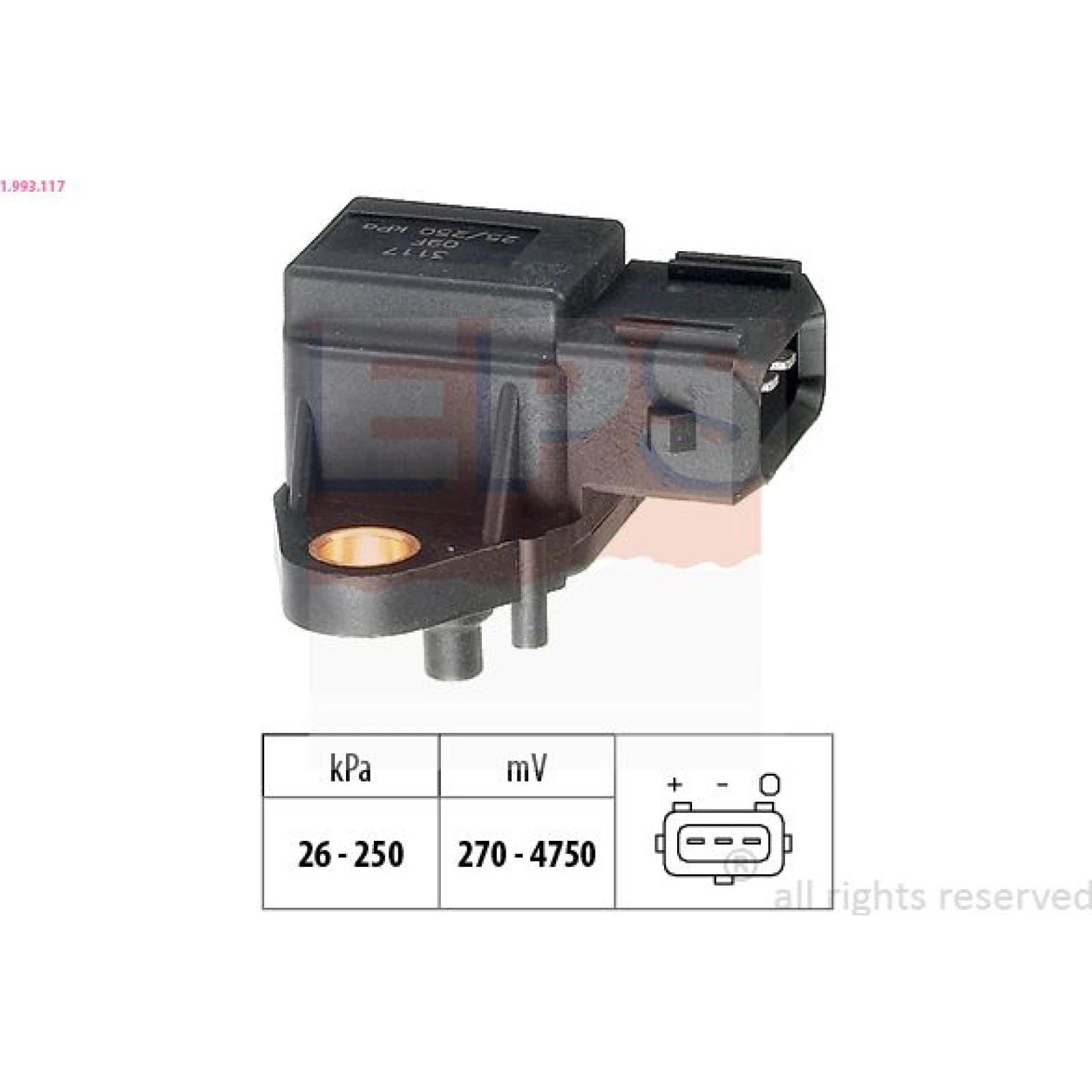 Sensor, Saugrohrdruck 1.993.117