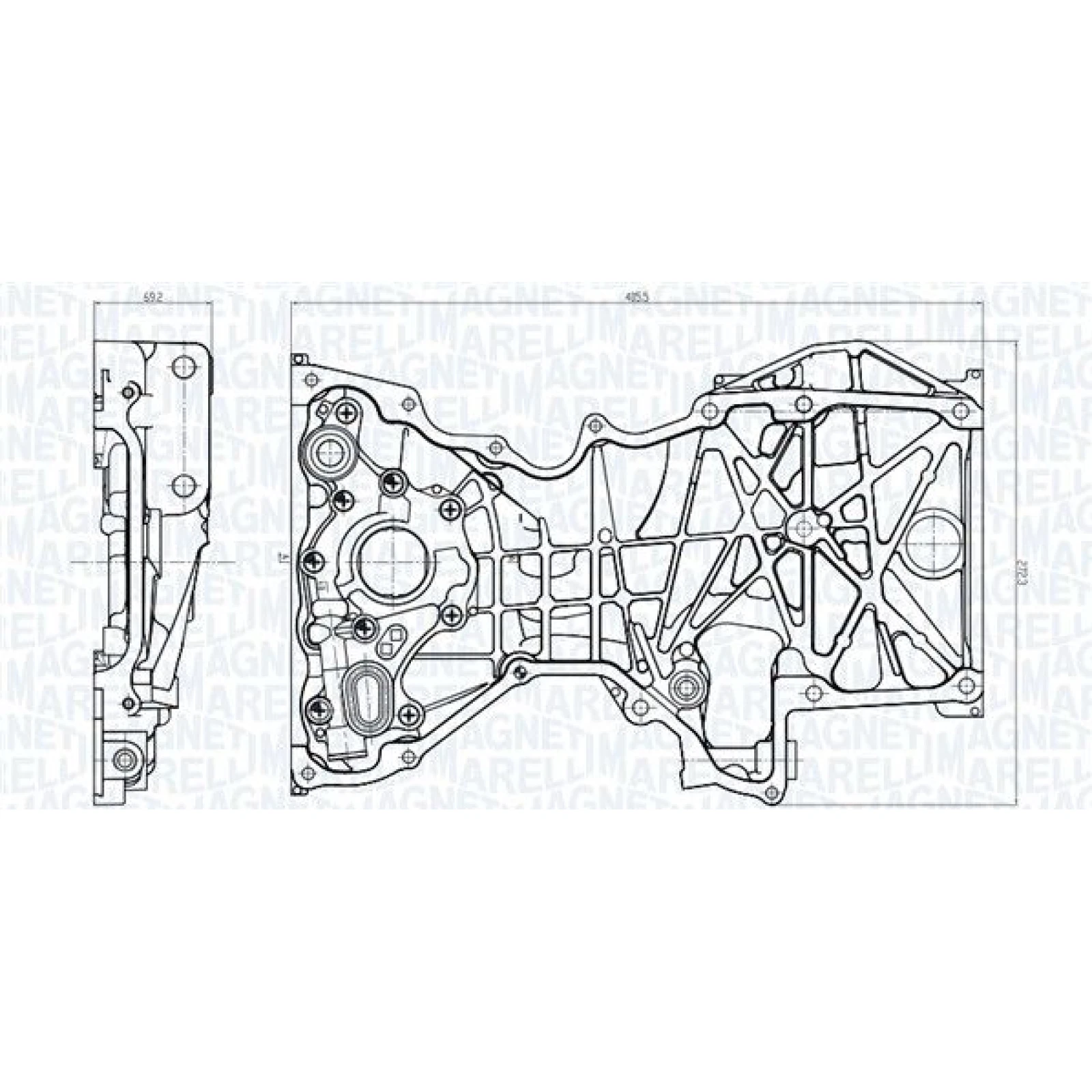 MAGNETI MARELLI Ölpumpe 351516000108