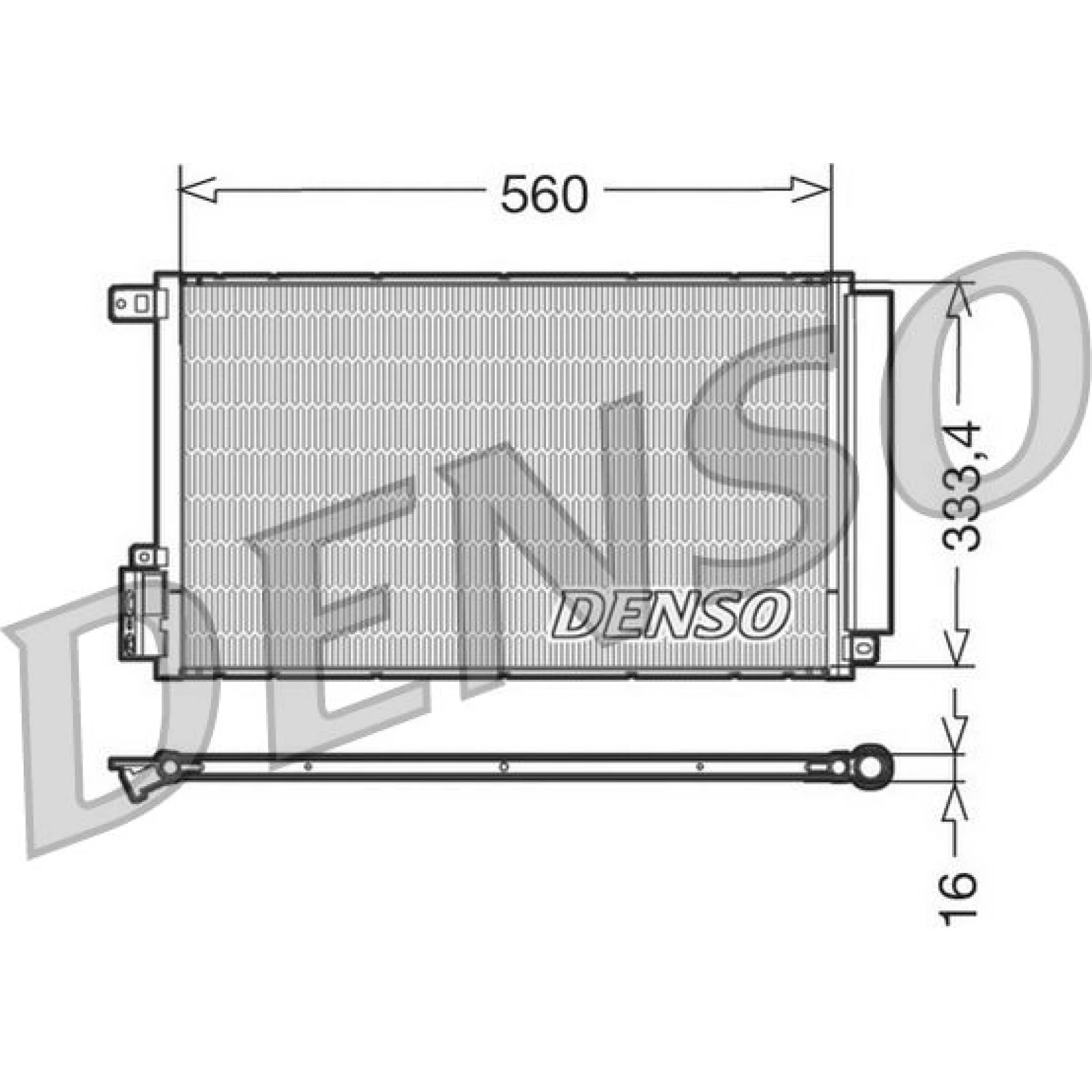 DENSO Klimaanlagenkühler DCN13109