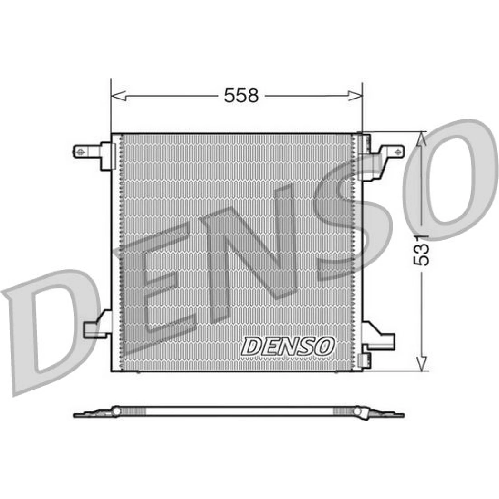 DENSO Klimaanlagenkühler DCN17022