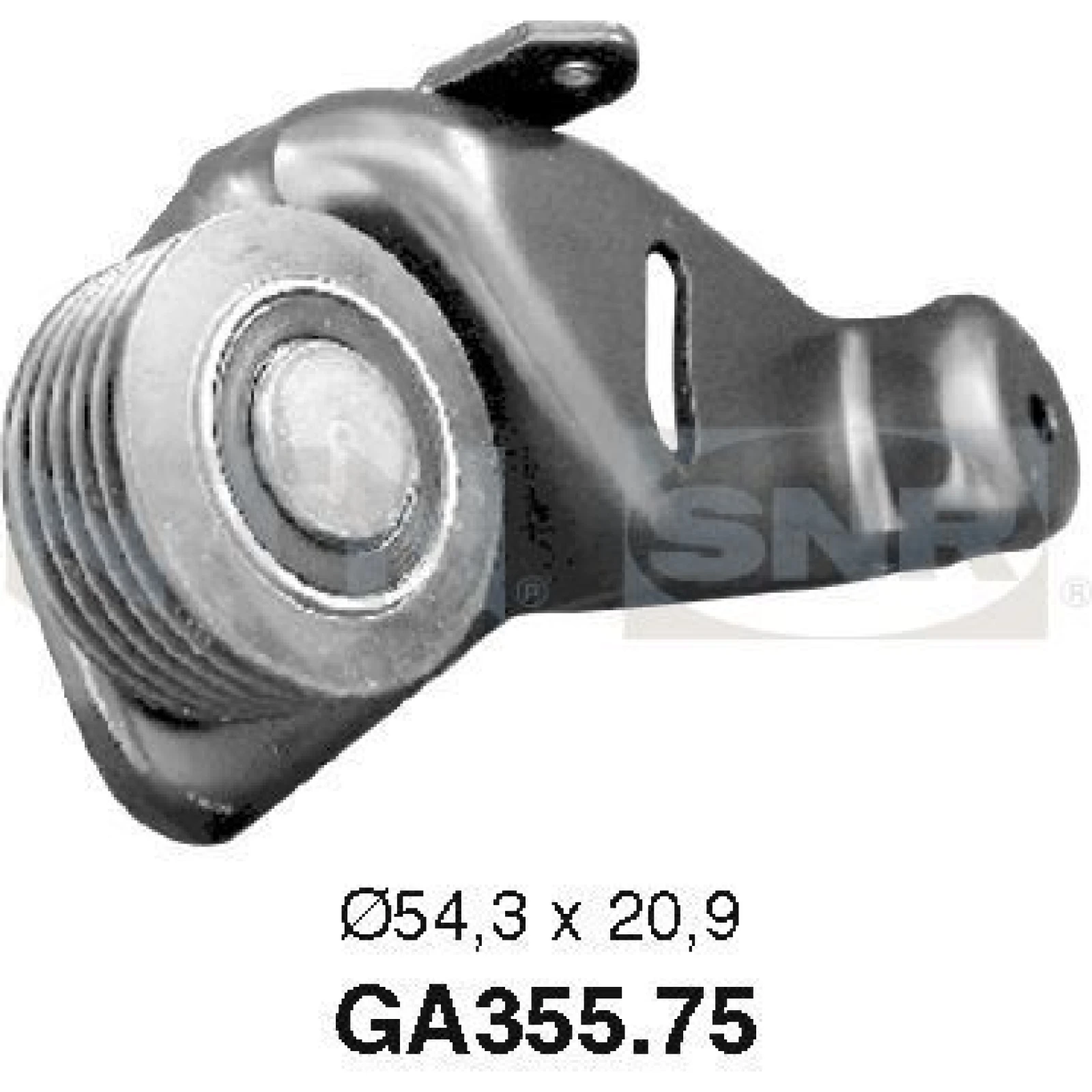 SNR Spannrolle, Keilrippenriemen GA355.75