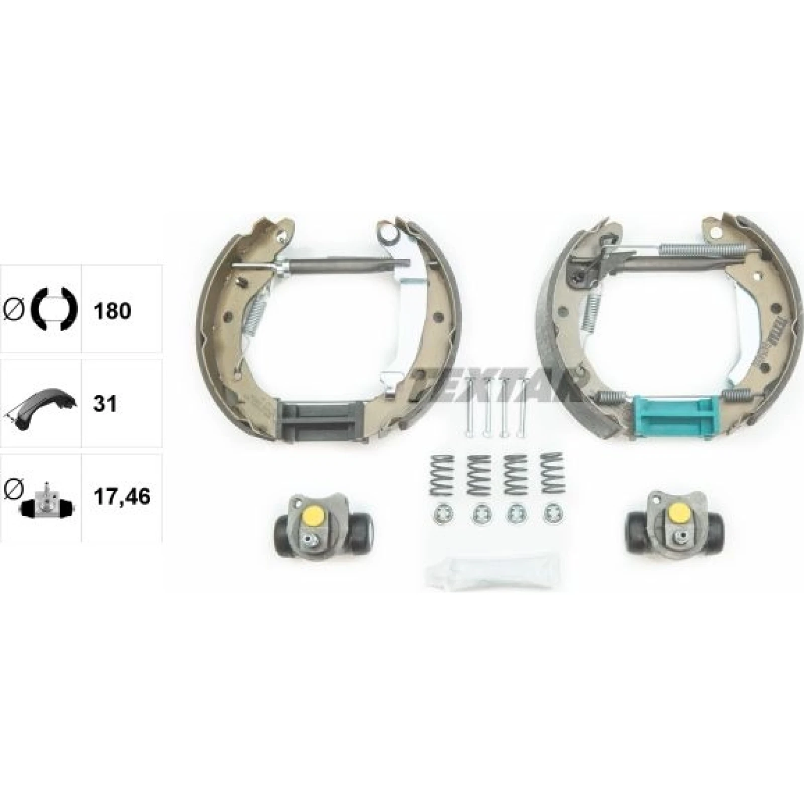 Satz Bremsbacken Chevrolet Matiz 84054000
