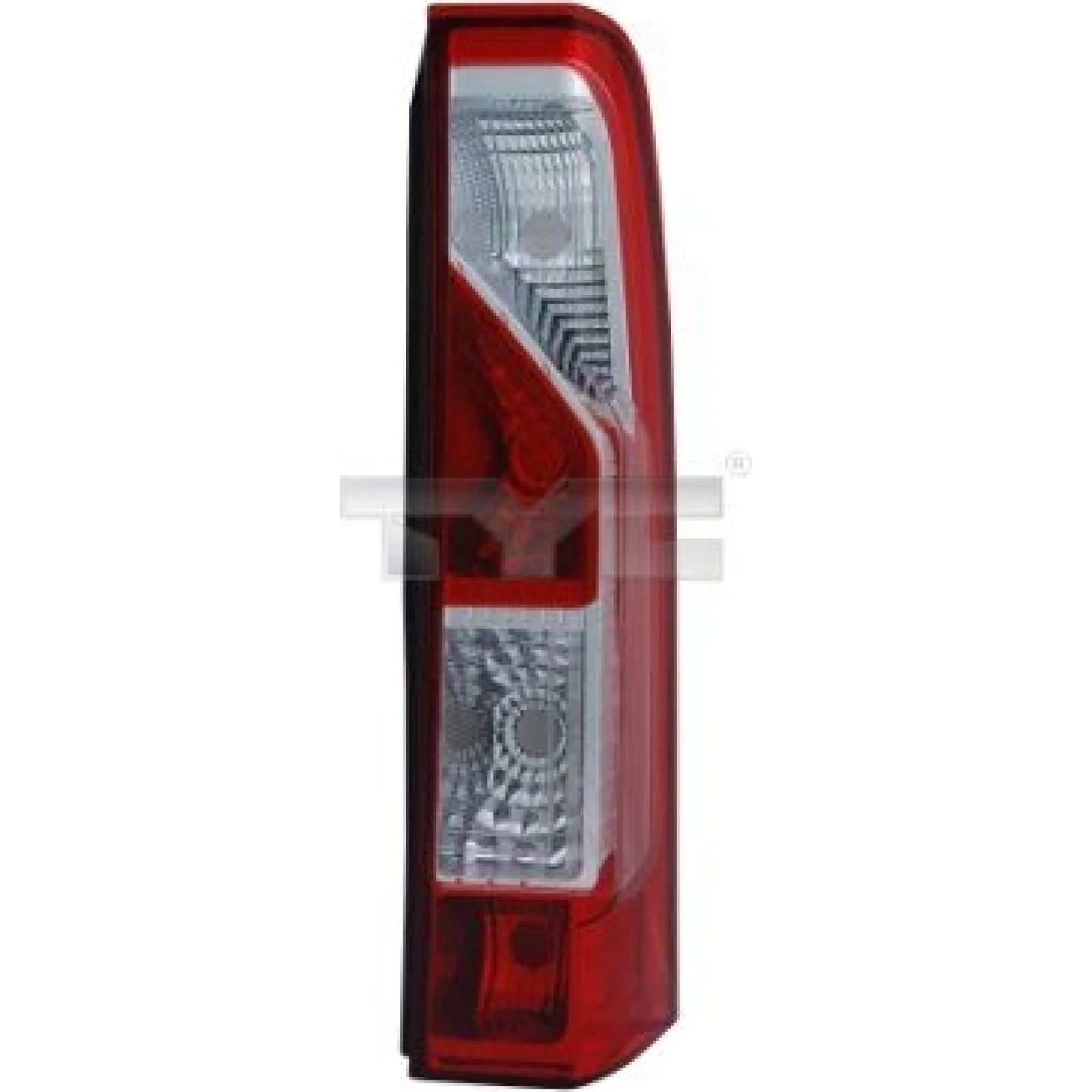 Heckleuchte L O K-PLATTE ROT/WEISS 4646,658,1