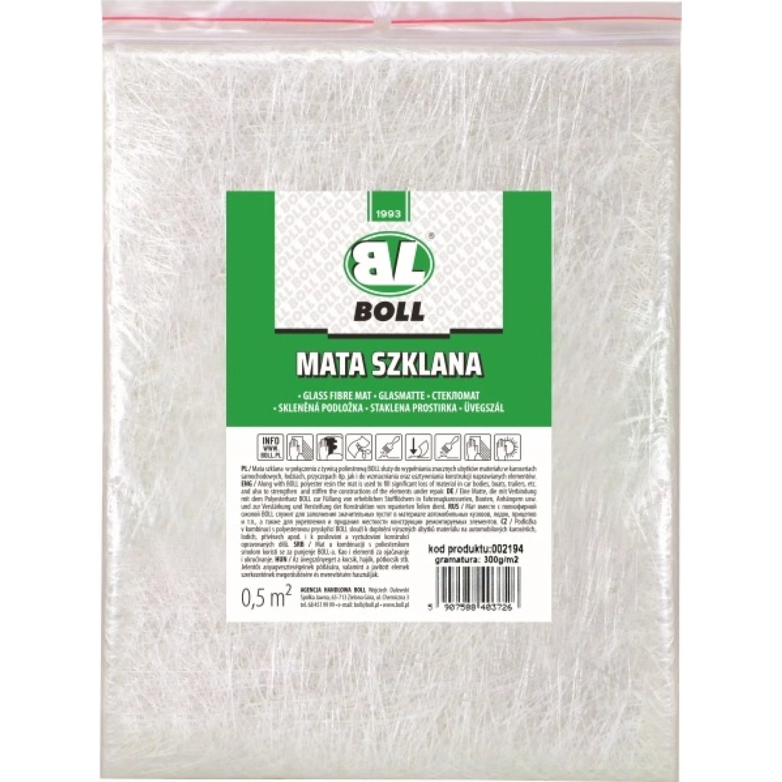 BOLL 002194 Glasfasermatte 300 g/m²