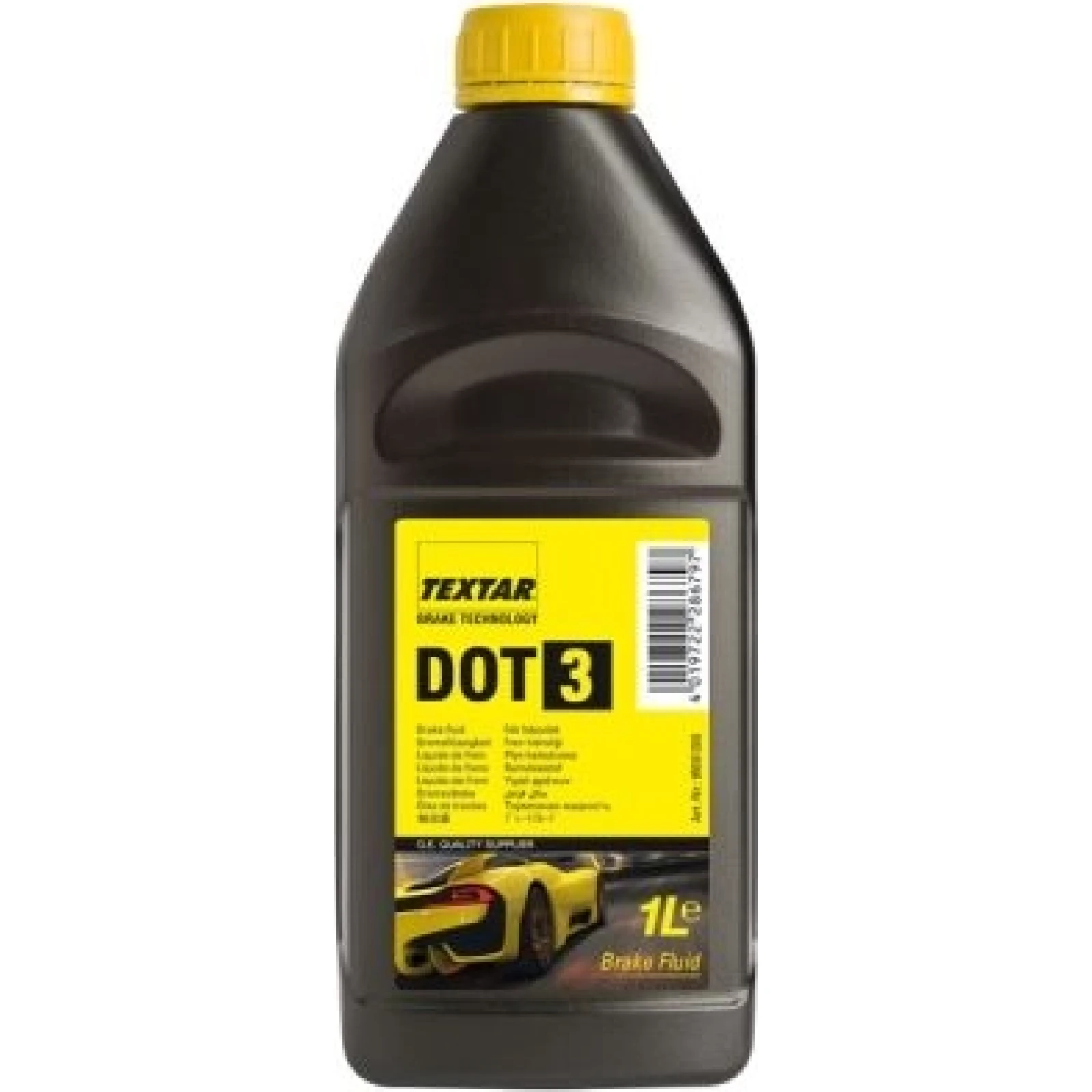 Textar Bremsflüssigkeit 95001200 – DOT 3, 1 Liter