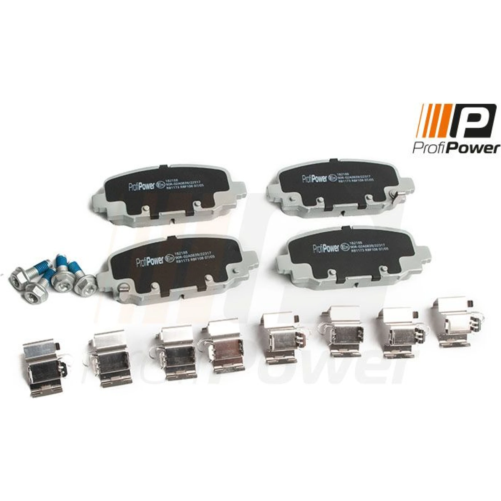 PROFIPOWER Bremsbelagsatz, Scheibenbremse 1B2188