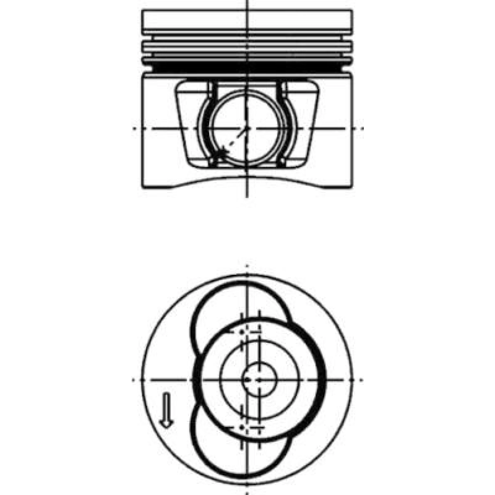 Kolben 40715620