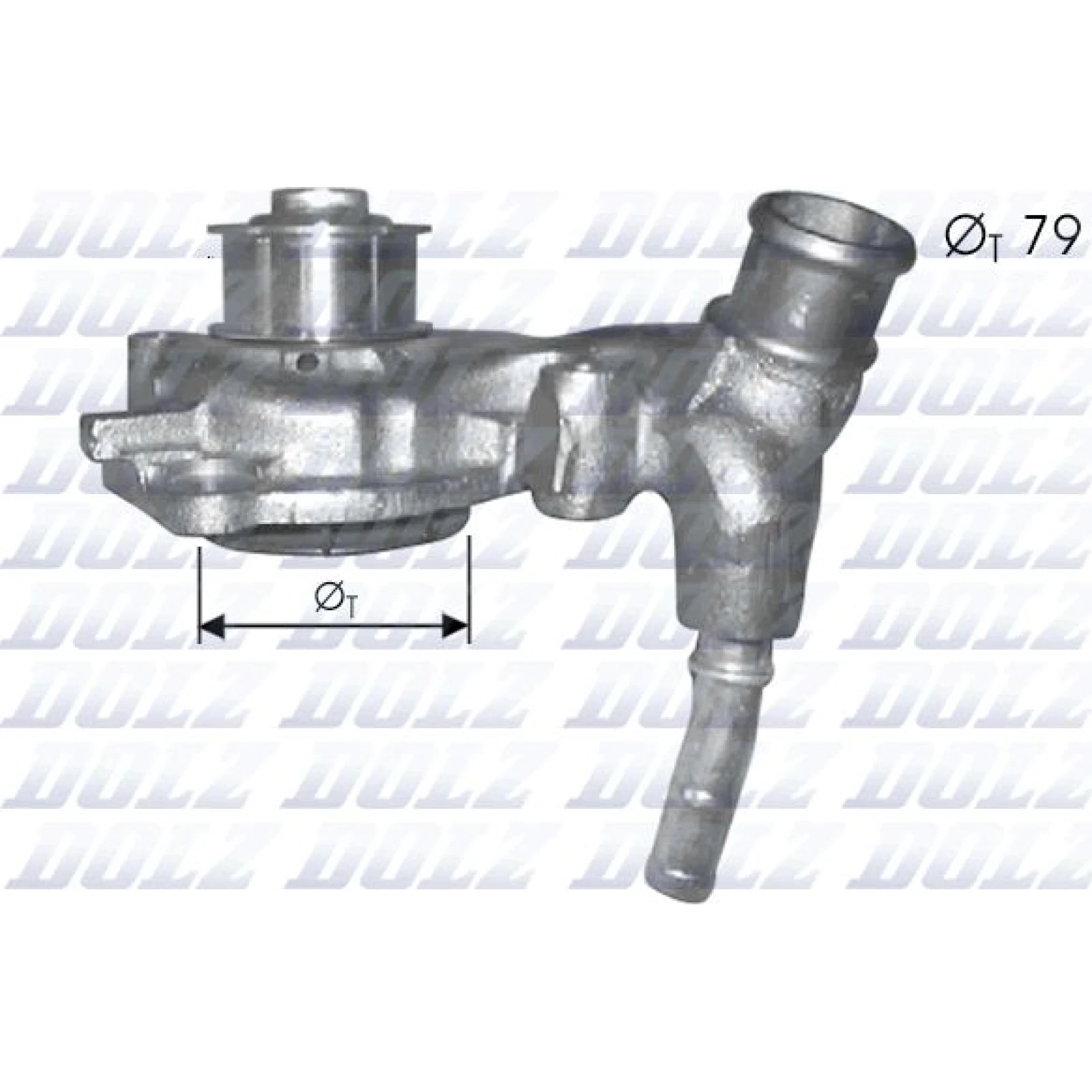 DOLZ Wasserpumpe / Kühlmittelpumpe F166