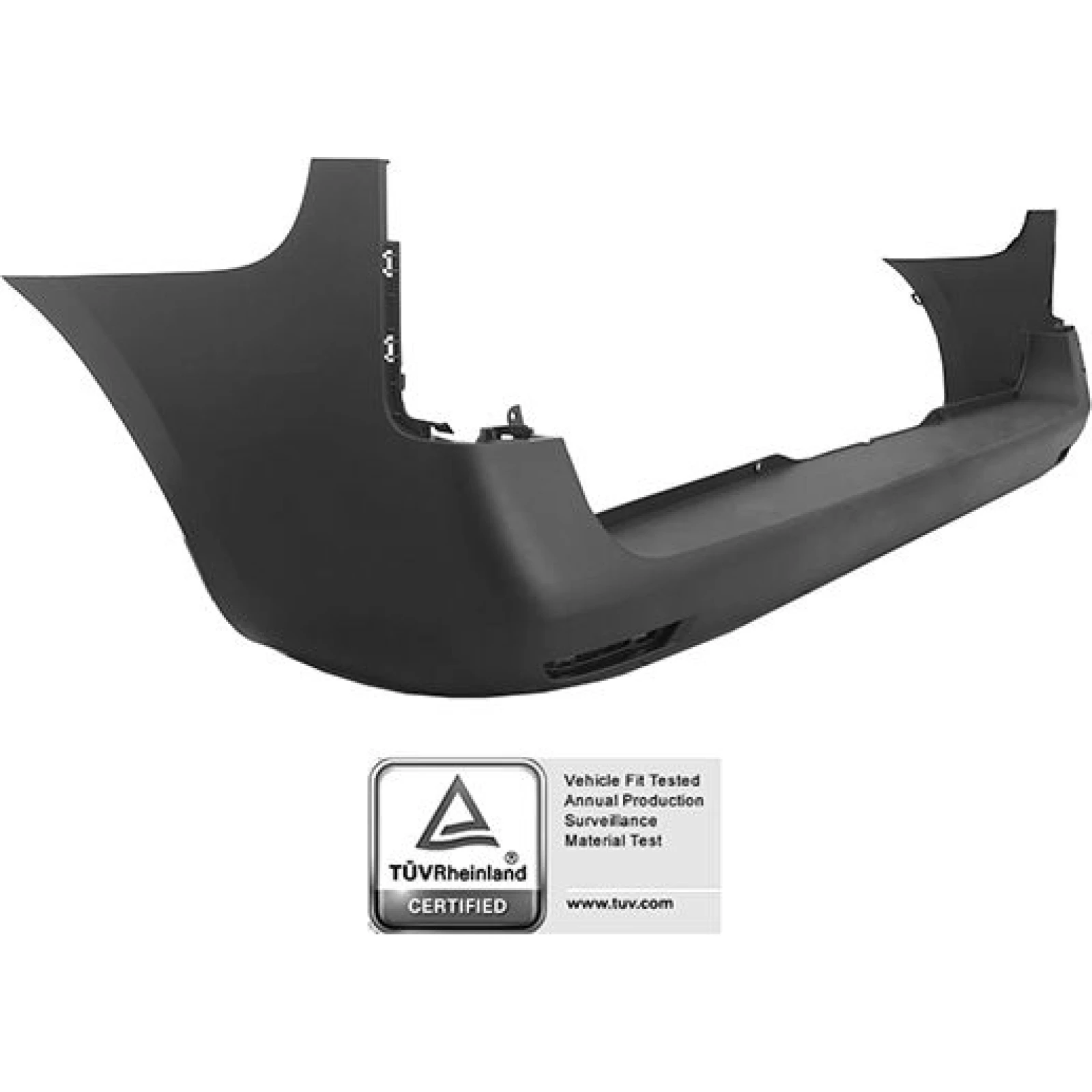 Stoßstange hinten grau ohne parksensoren Premium Quality 3982,353,1