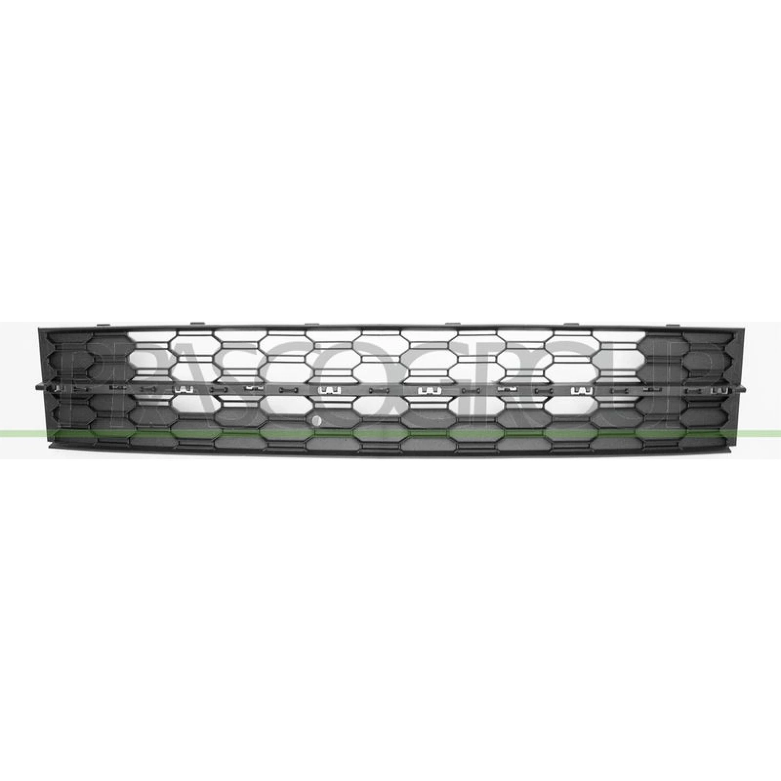 GRILL UNTEN MITTE SCHWARZ +L-LÖCHER 5863,415,4