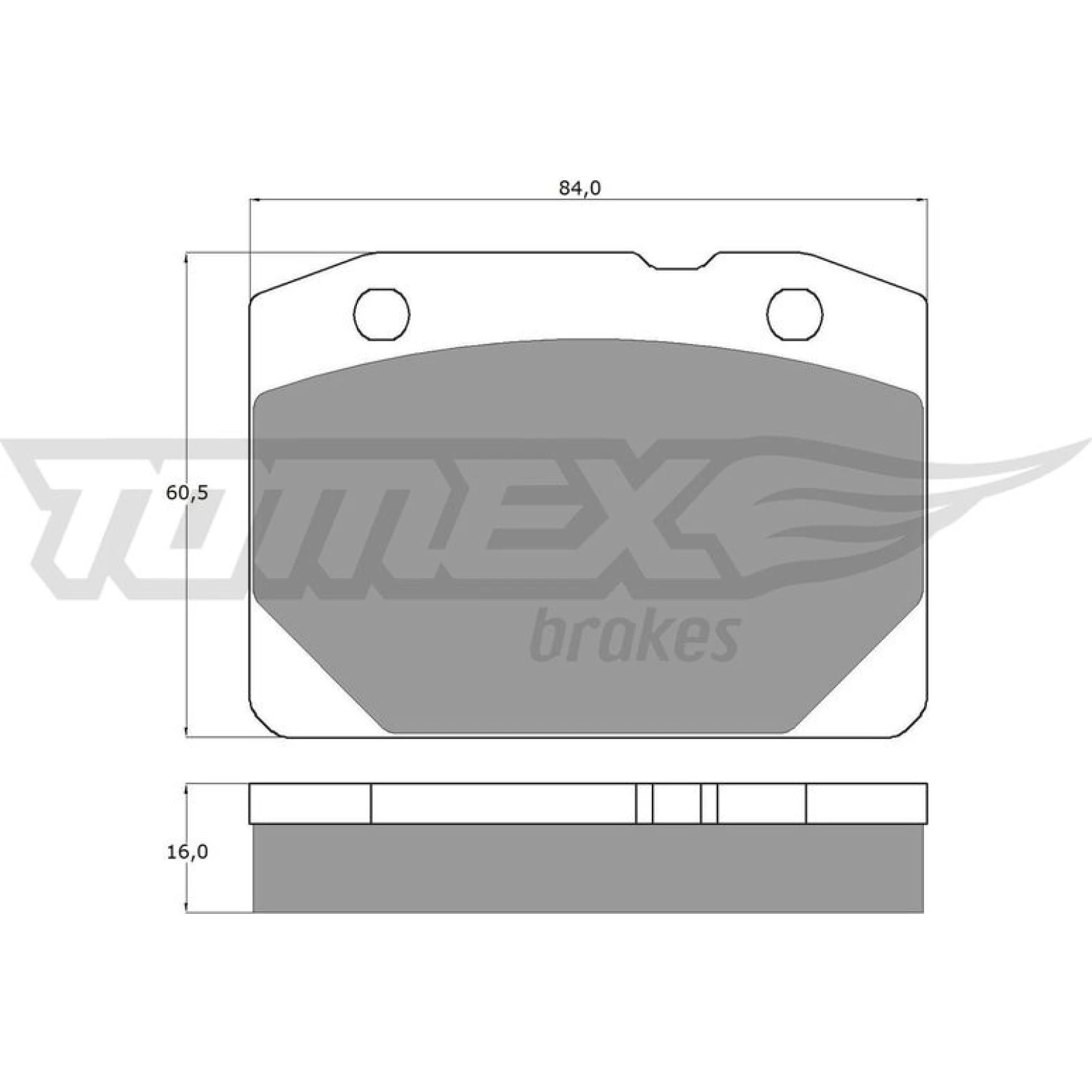 TOMEX brakes Bremsbelagsatz, Scheibenbremse TX 10-31