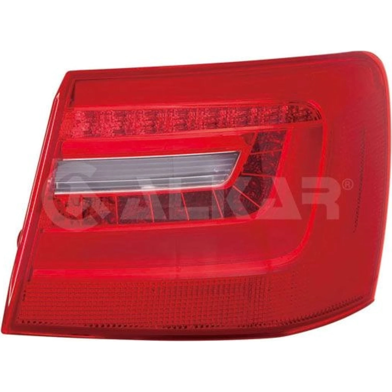 Heckleuchte A R O K-PLATTE ROT/WEISS LED 1348,641,2