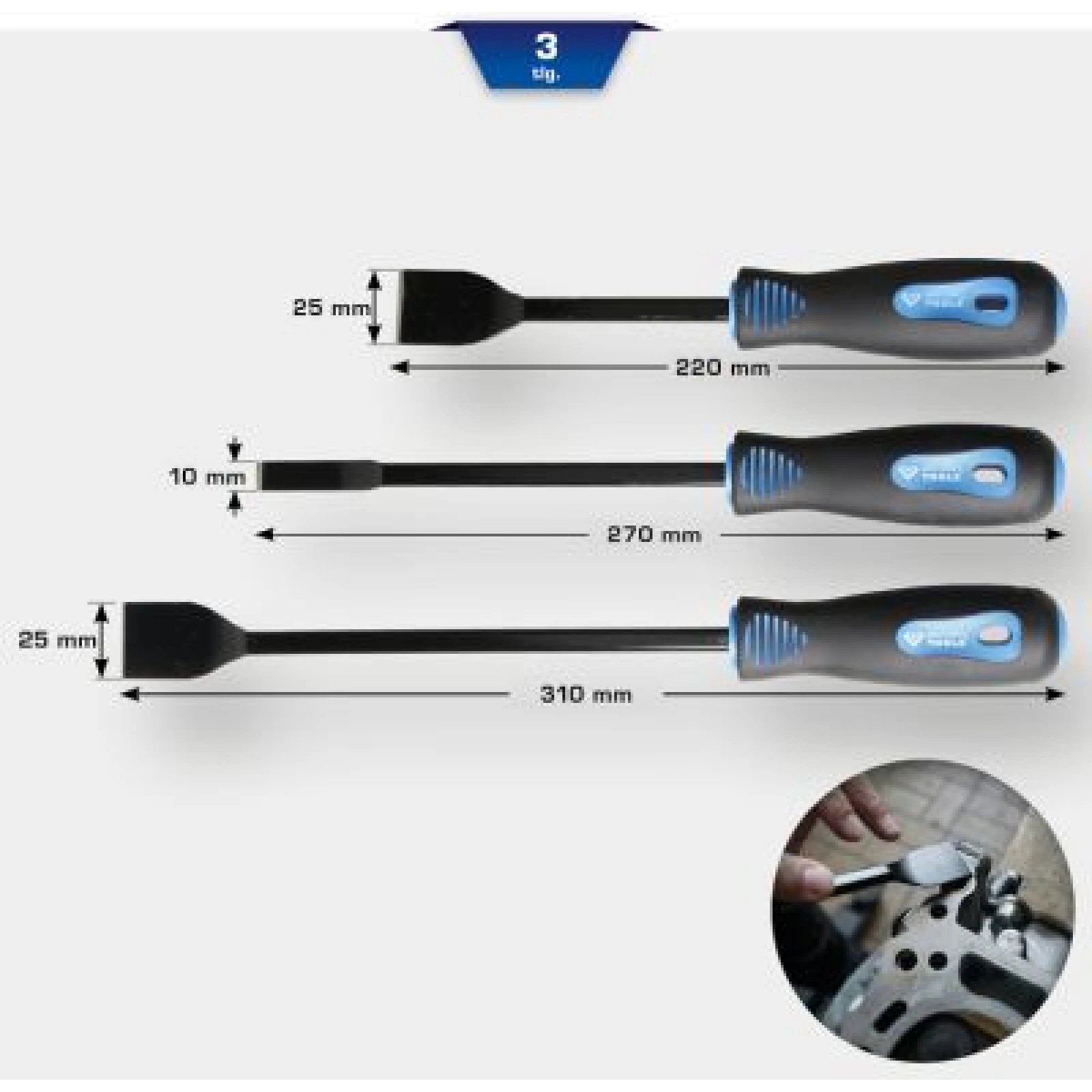 KS TOOLS Schabersatz BT542025