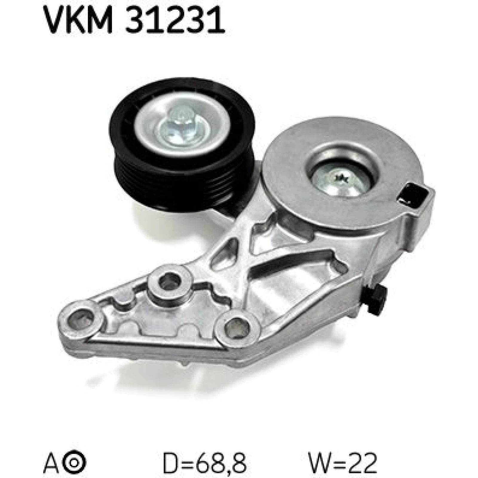 Spannrolle Nebentrieb VKM 31231
