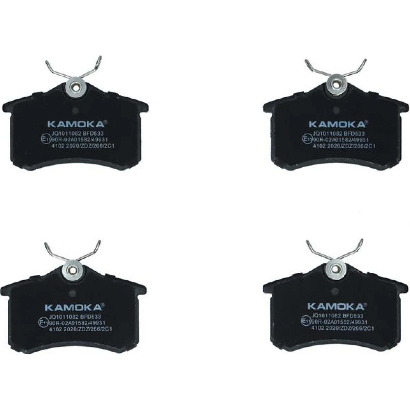 KAMOKA Bremsbelagsatz, Scheibenbremse JQ1011082