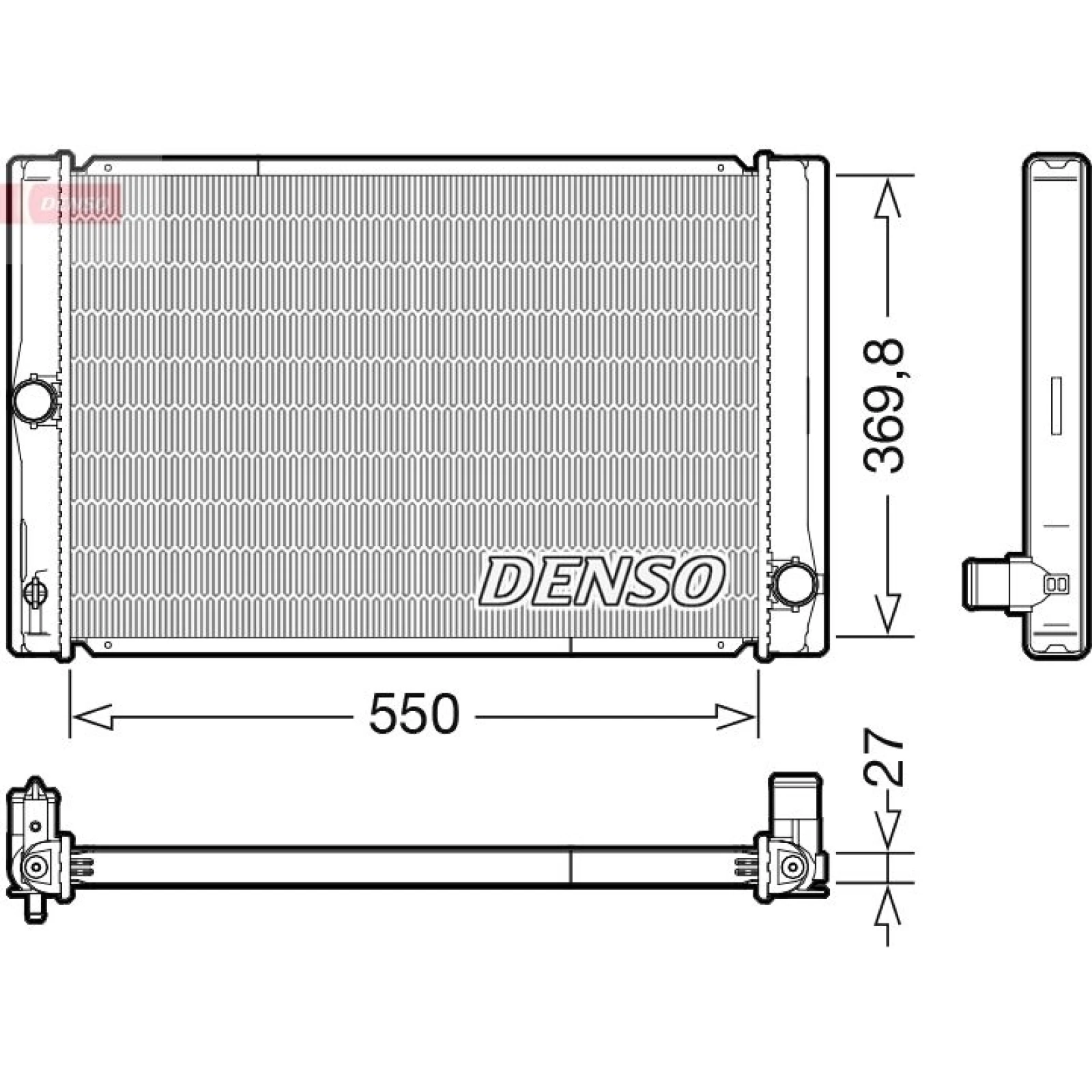 DENSO Motorkühler DRM50123