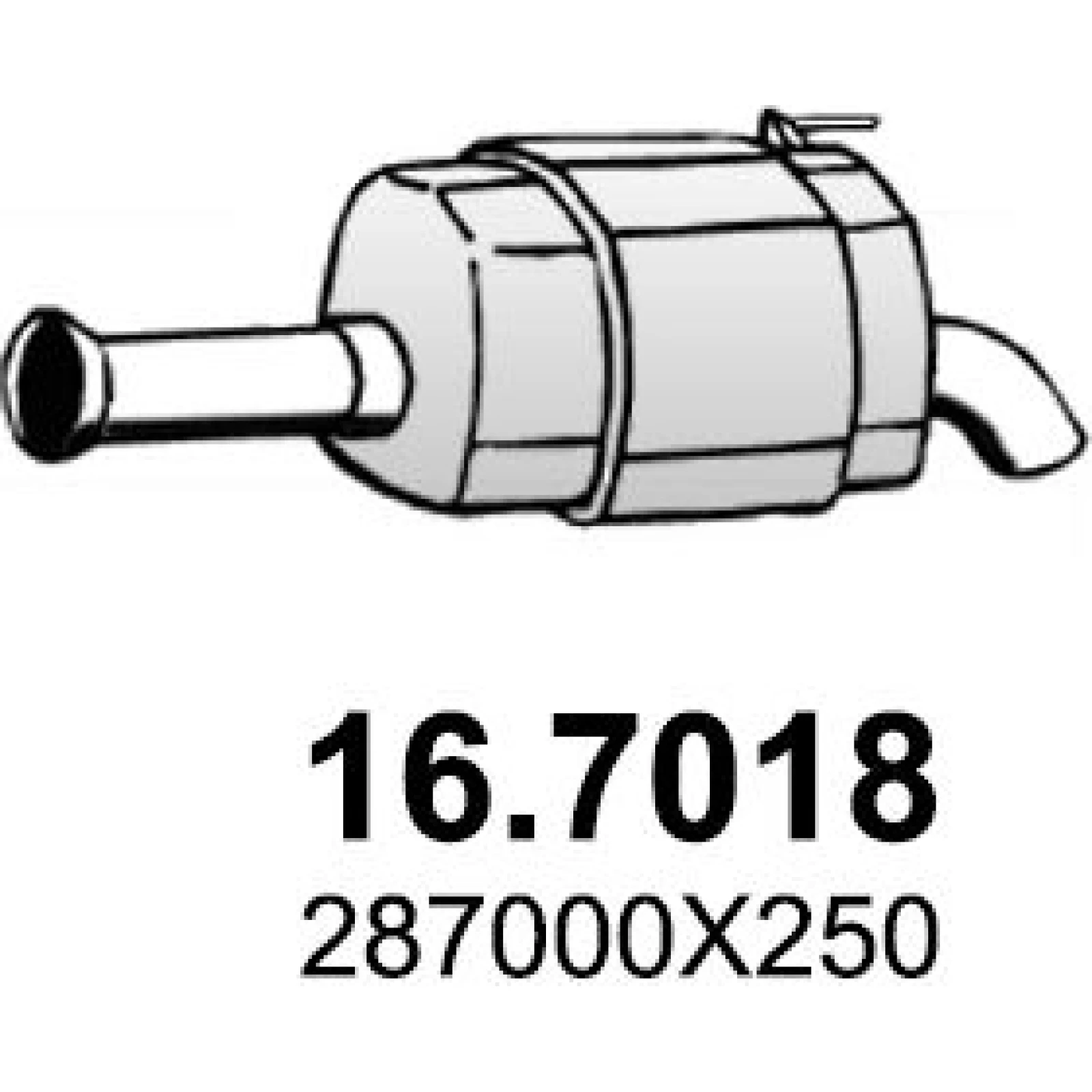 Endschalldämpfer 16.7018