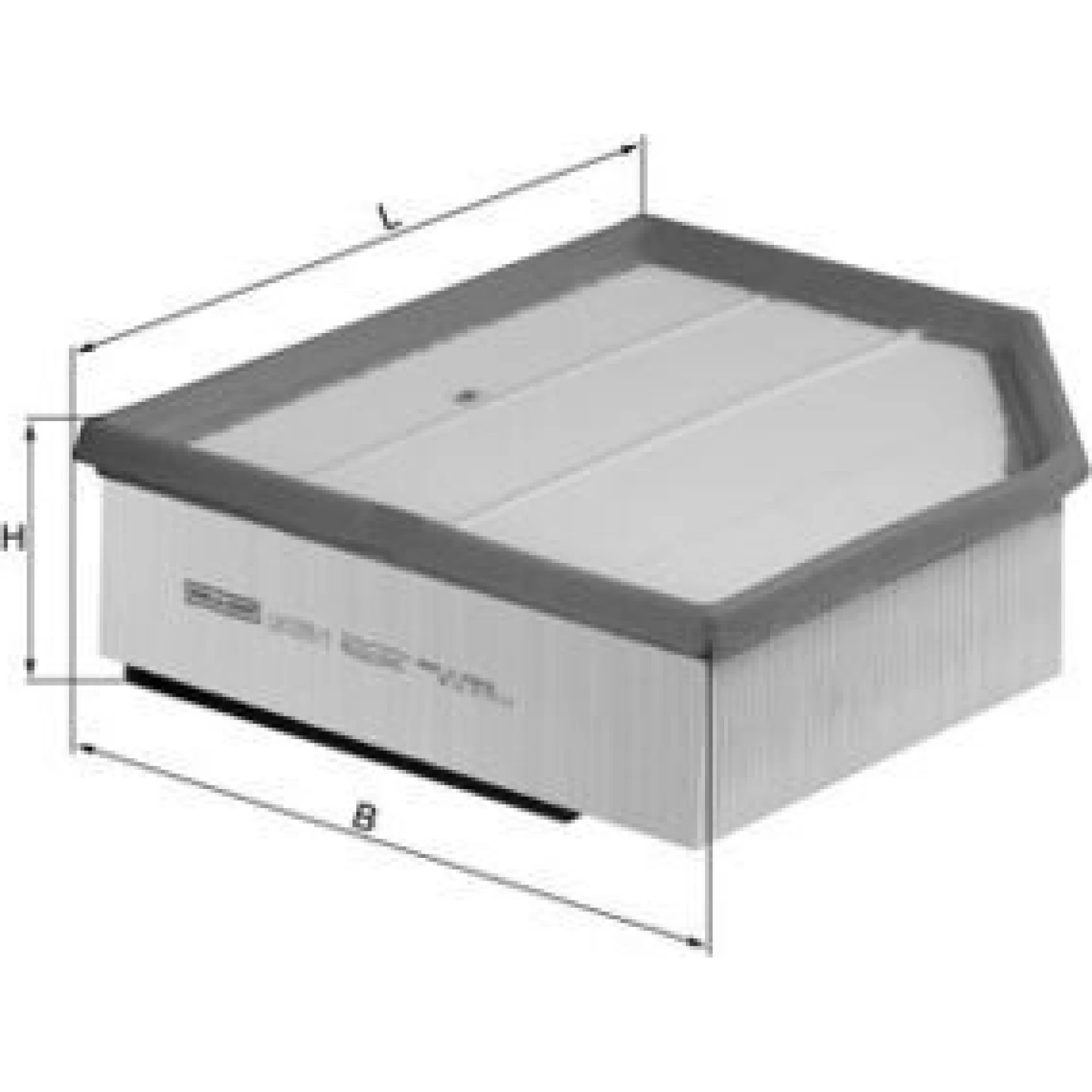 MAHLE Luftfilter LX 1289/1