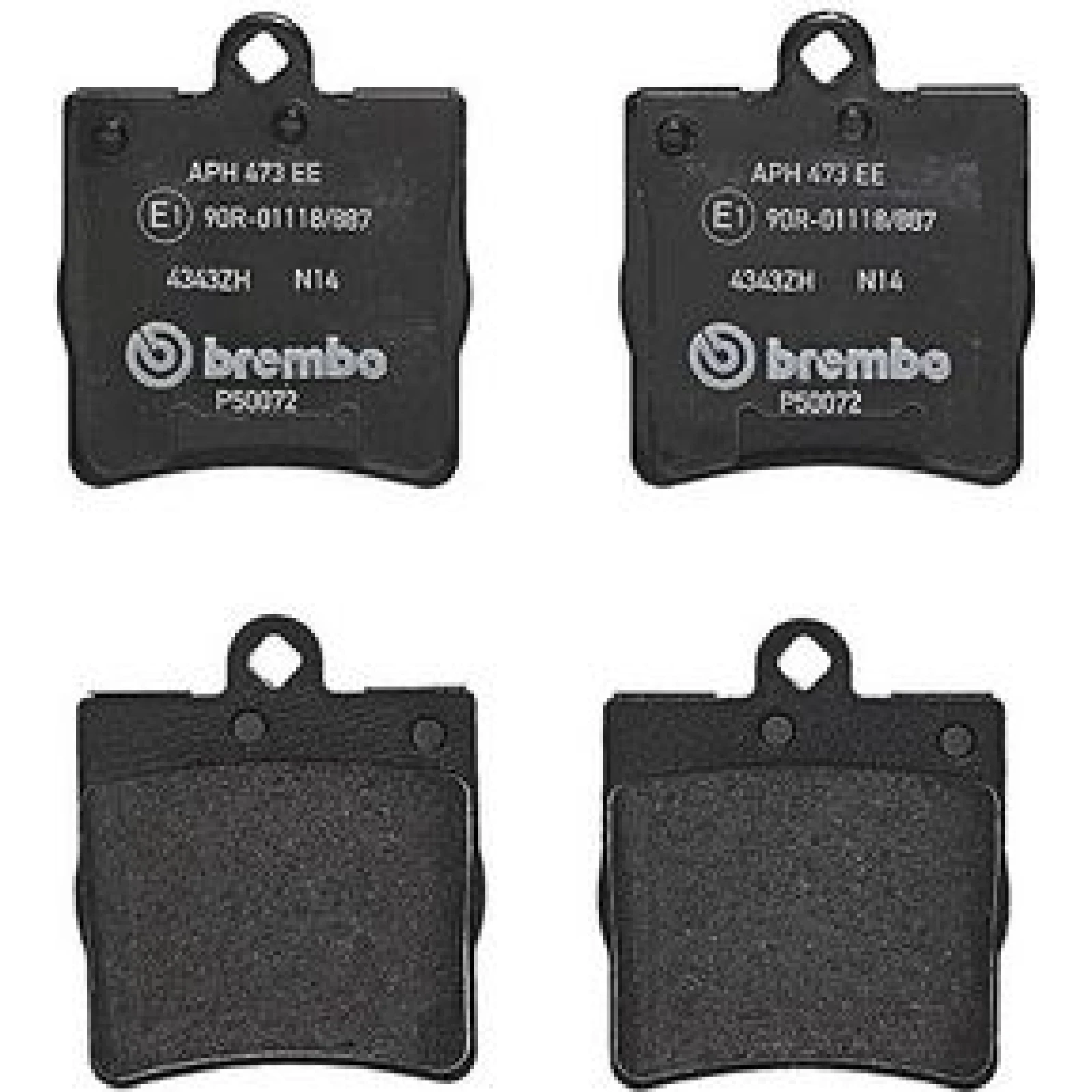 BREMBO Bremsklötze HA P 50 072