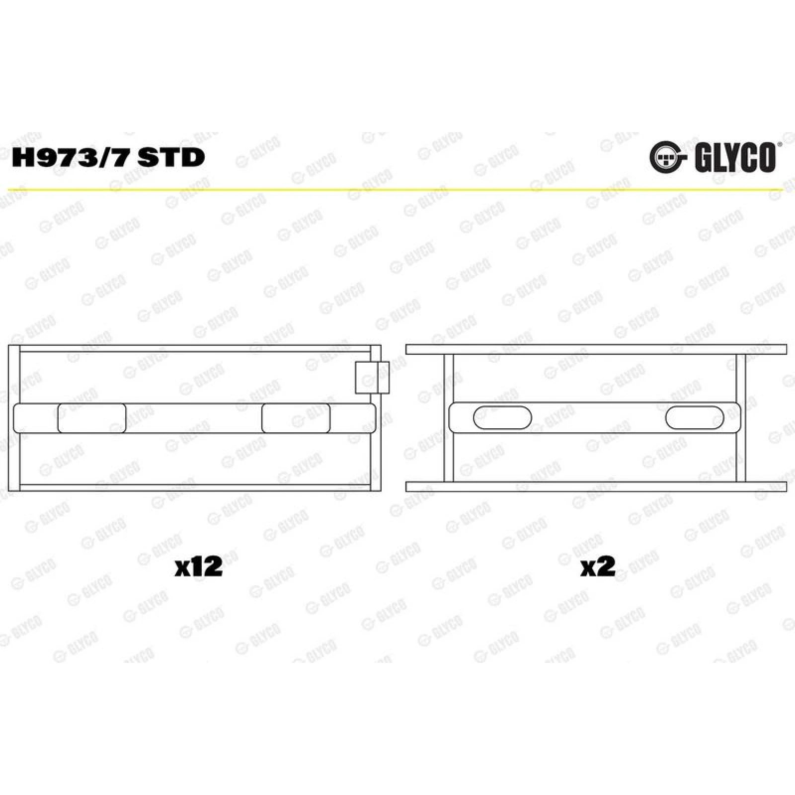 KURBELWELLENLAGER H973/7 STD