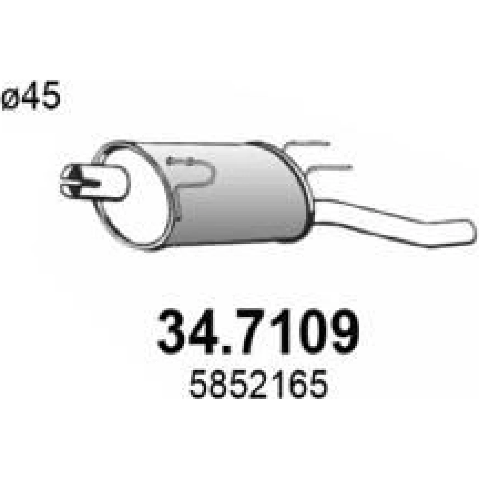 Endschalldämpfer 34.7109