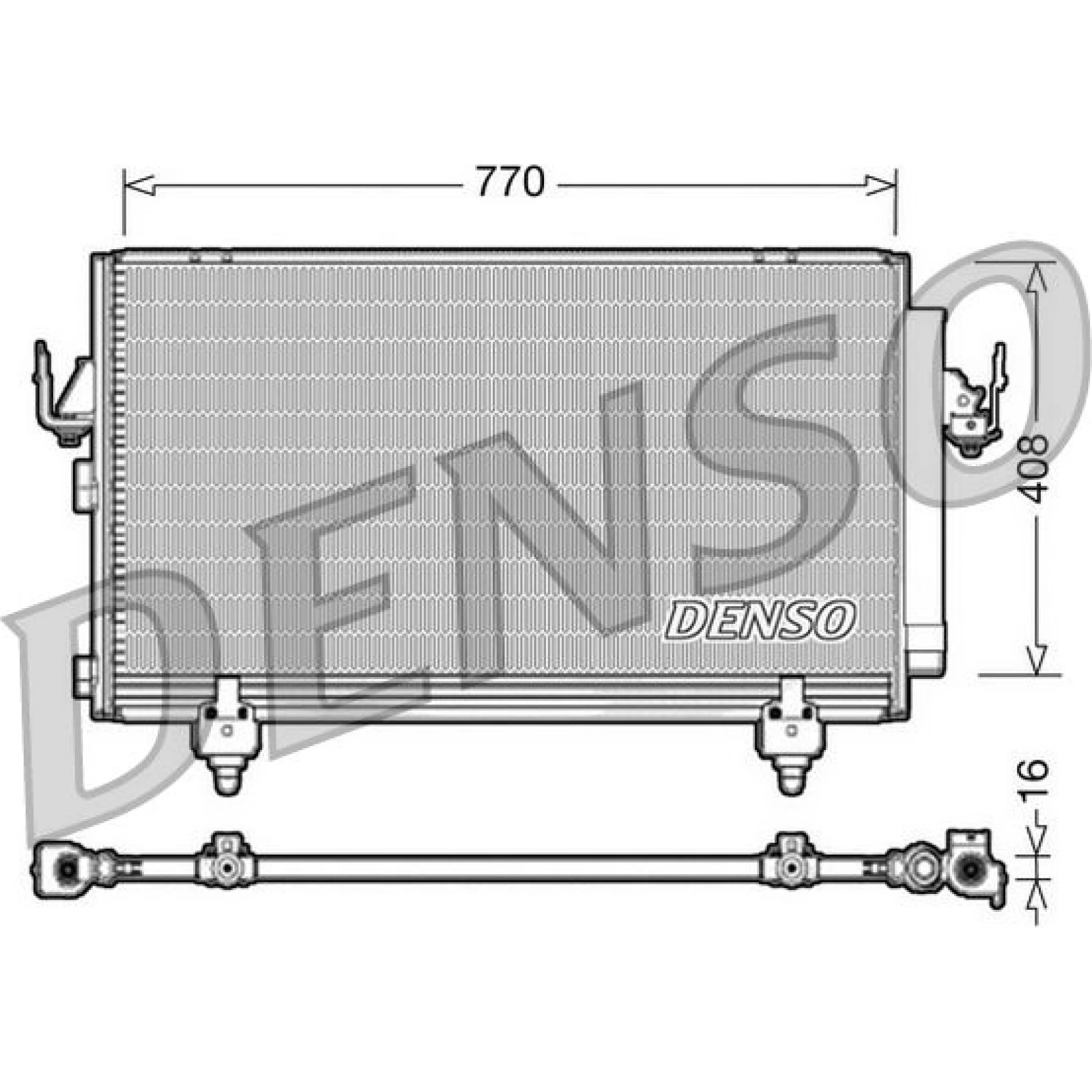 DENSO Klimaanlagenkühler DCN50031