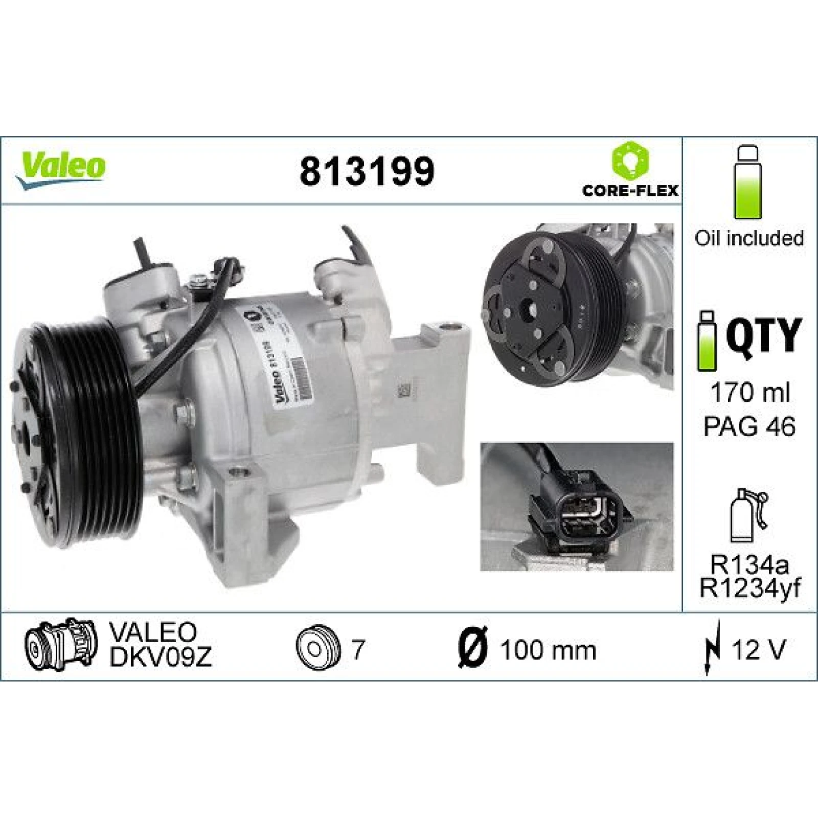 KOMPRESSOR, KLIMAANLAGE VAL813199