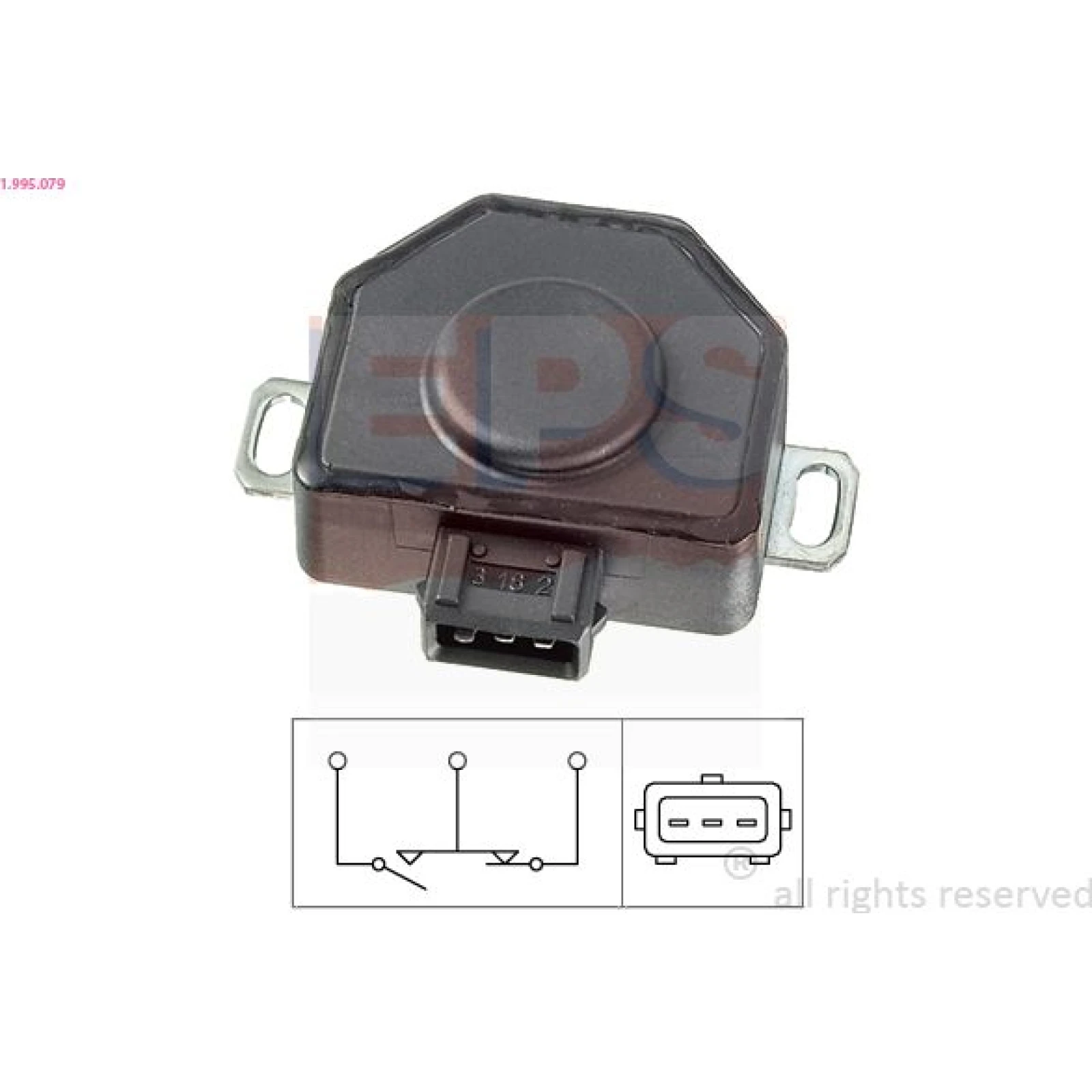 Sensor, Drosselklappenstellung 1.995.079