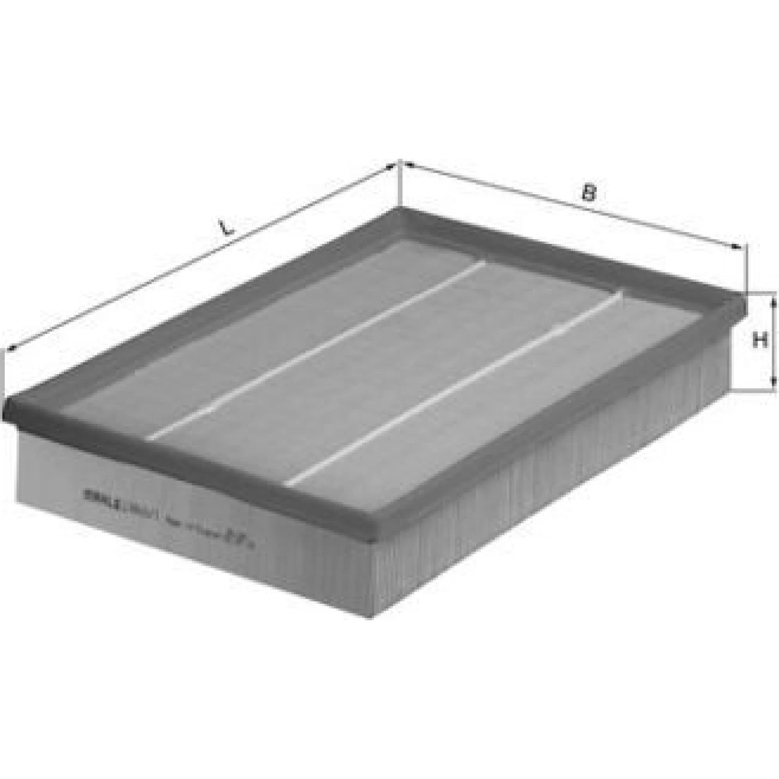 MAHLE Luftfilter LX 460/1