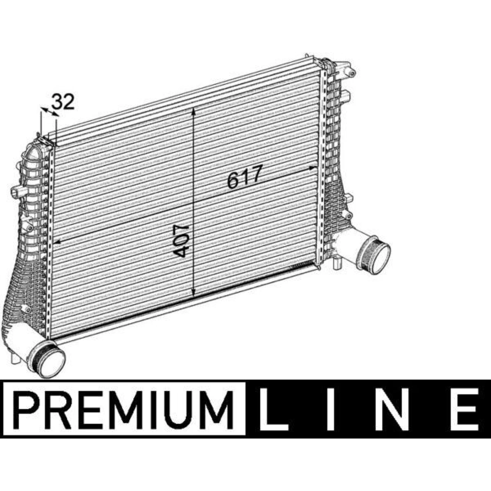 MAHLE Ladeluftkühler CI 207 000P