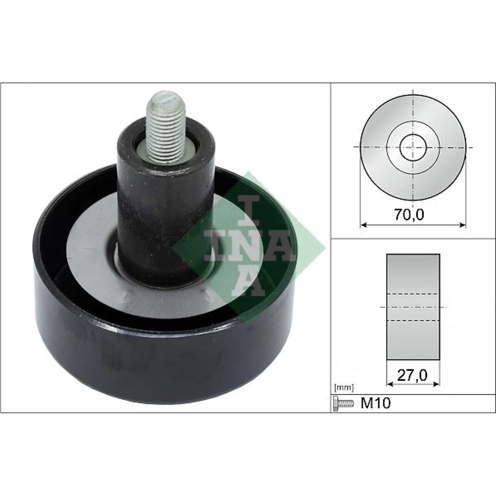 Umlenk-/Führungsrolle, Keilrippenriemen 532 0657 10
