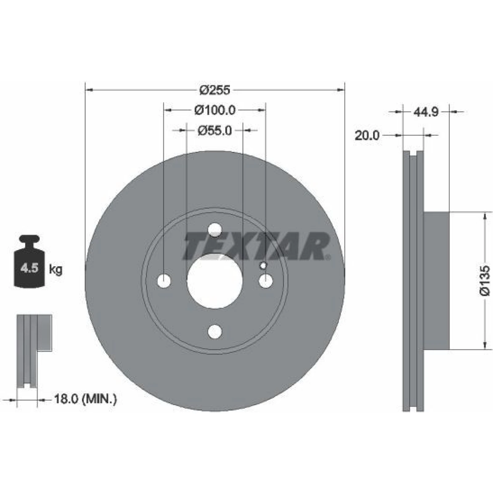 Bremsscheibe Mazda P. Mx-5 92096800