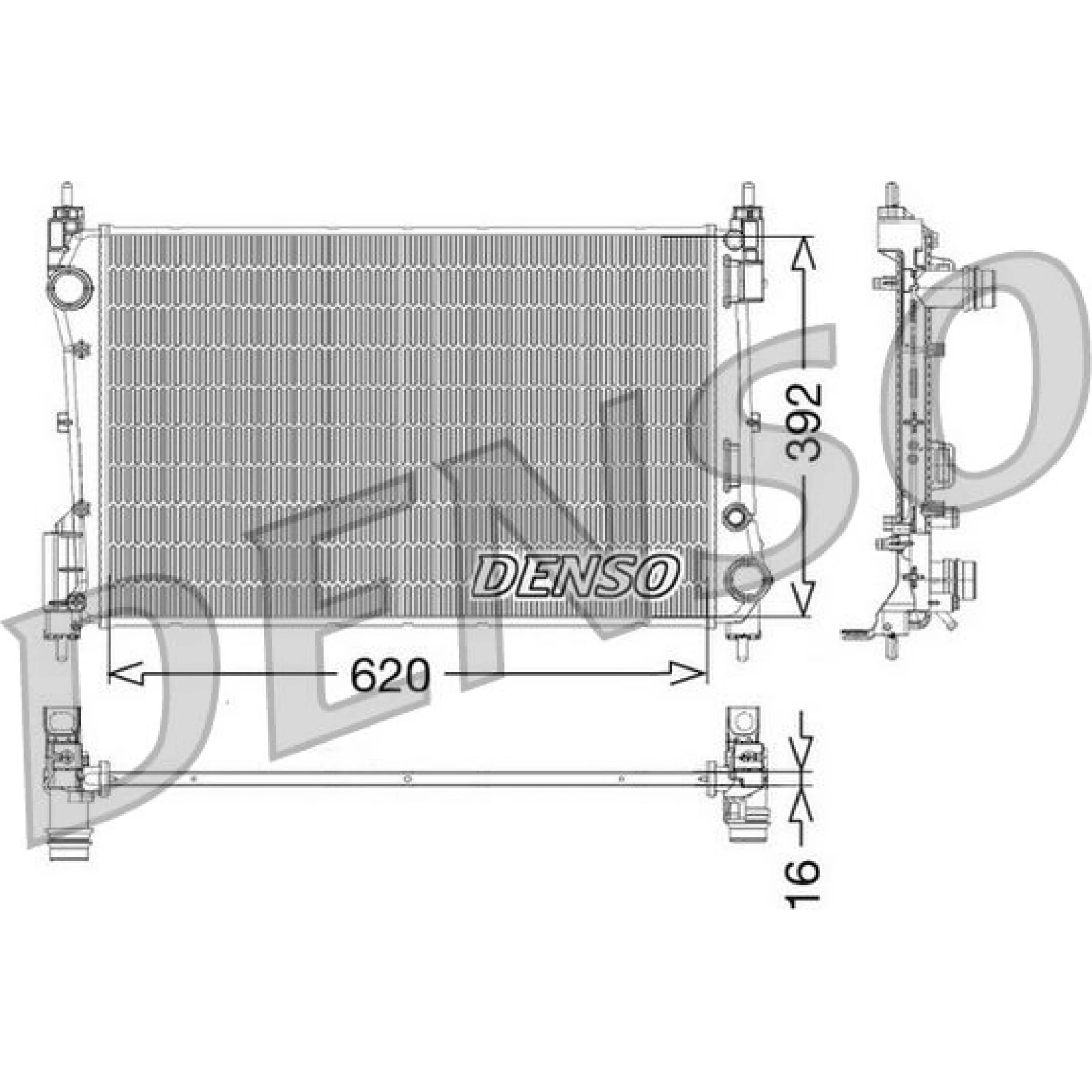 DENSO Motorkühler DRM09114