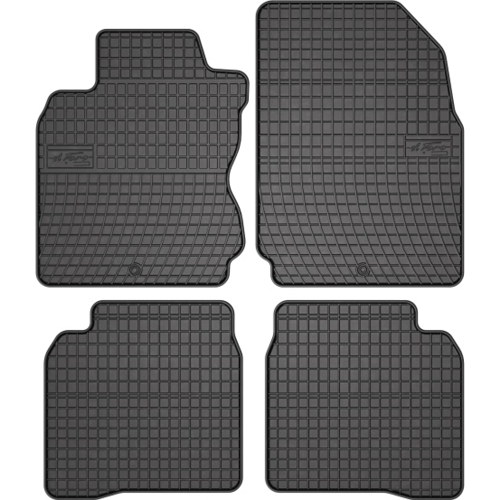 Passgenaue Kofferraummatte Gummimatten Nissan Note 2006 0453