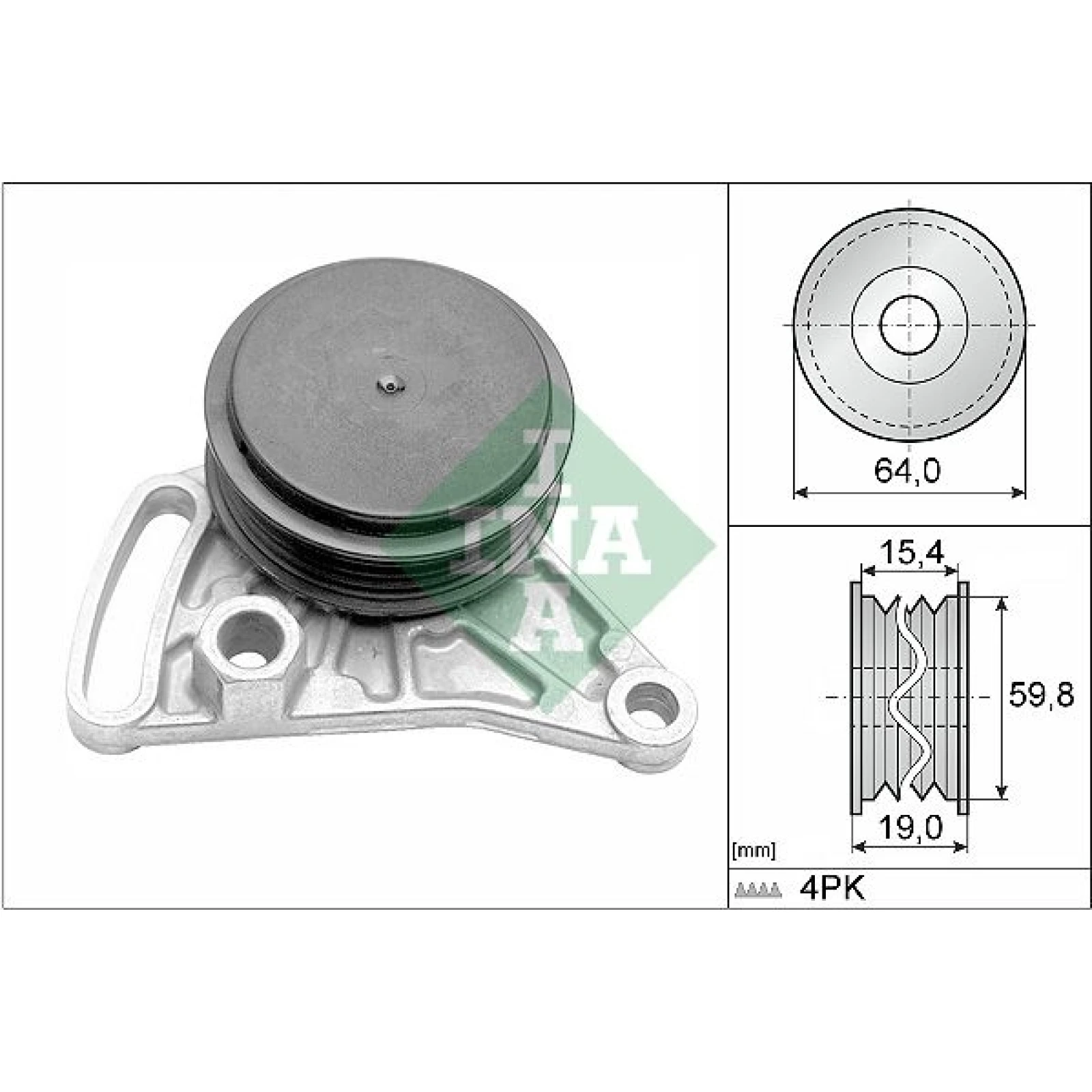 Spannrolle, Keilrippenriemen 531 0309 10