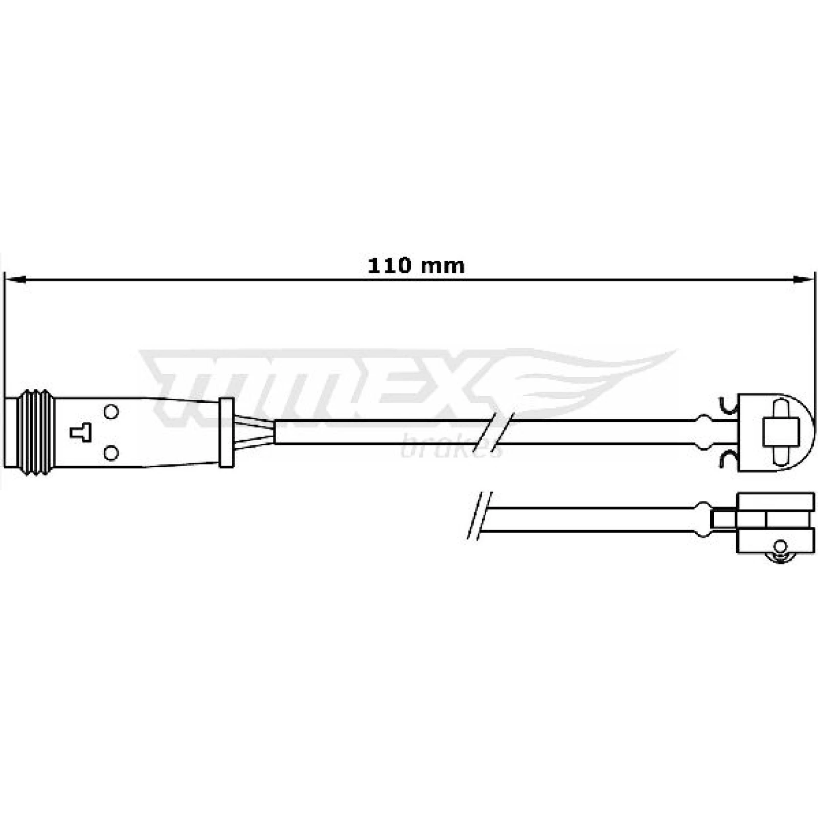 TOMEX brakes Warnkontakt, Bremsbelagverschleiß TX 31-17