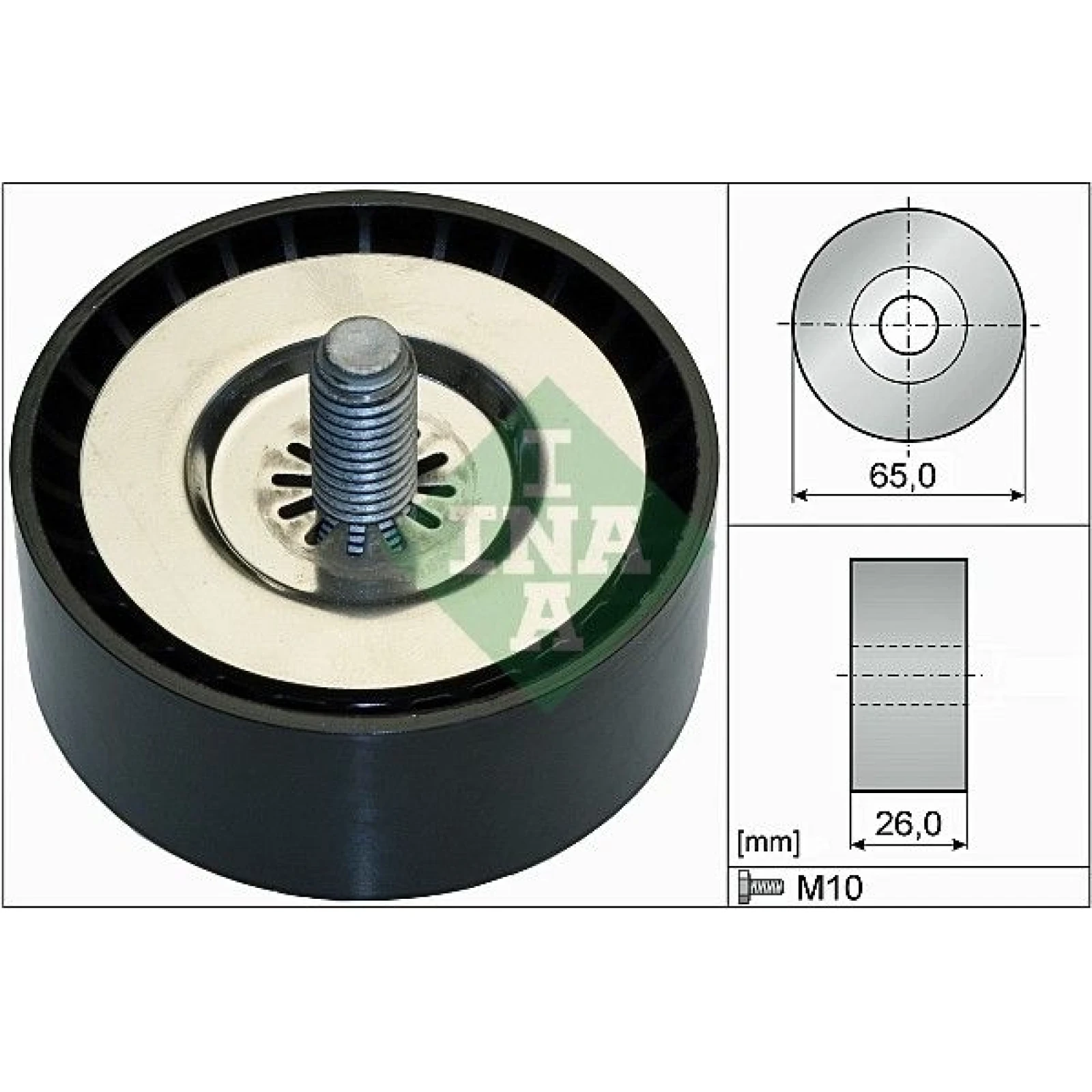 Umlenk-/Führungsrolle, Keilrippenriemen 532 0736 10