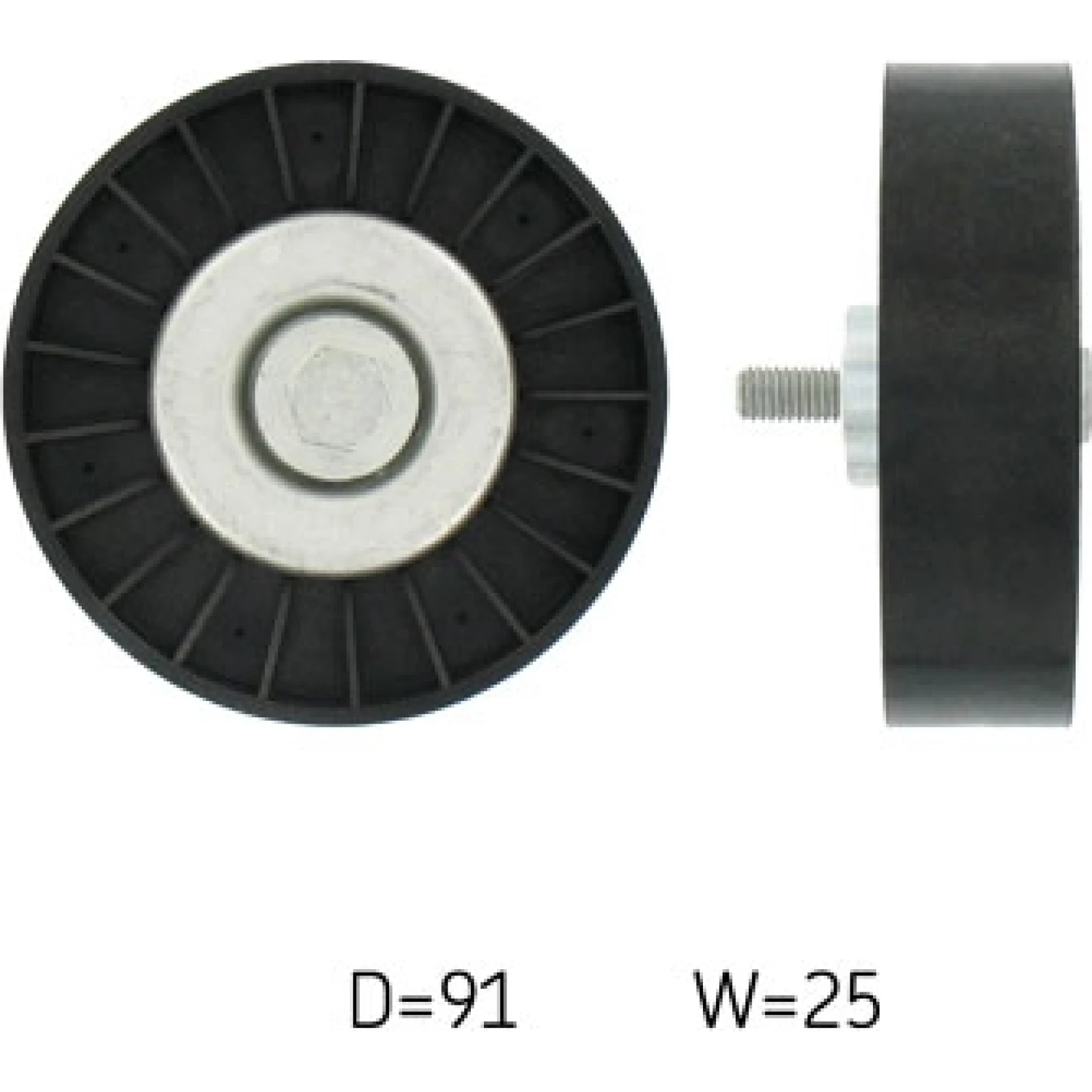 Umlenkrolle Multi-V VKM 32024