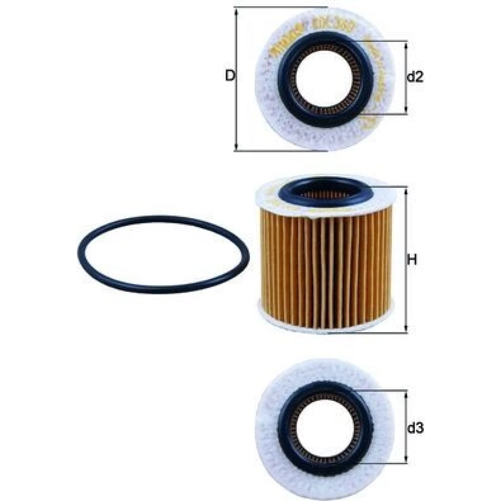 MAHLE Ölfilter OX 360D