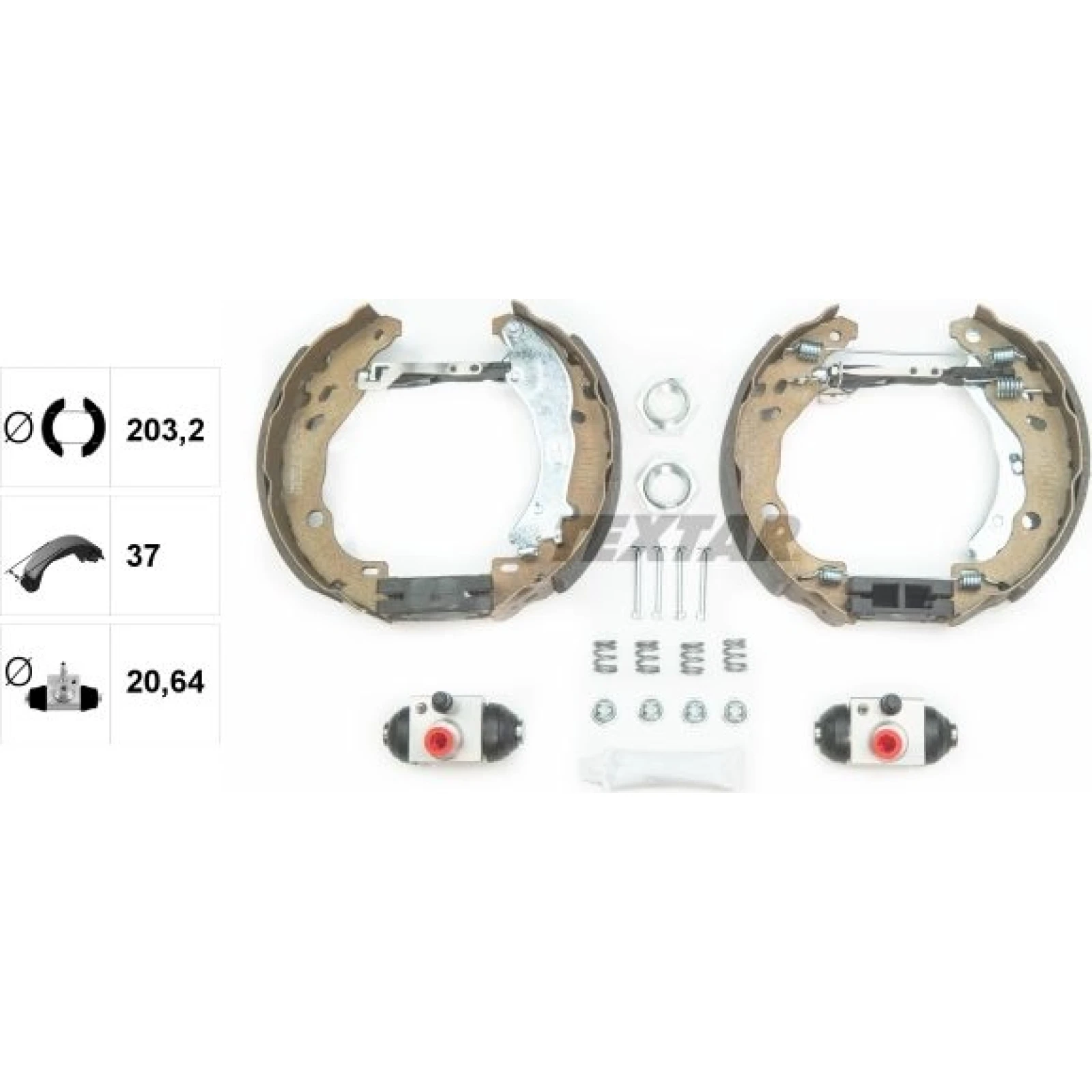 Satz Bremsbacken Citroen C2/C3 05 84061602