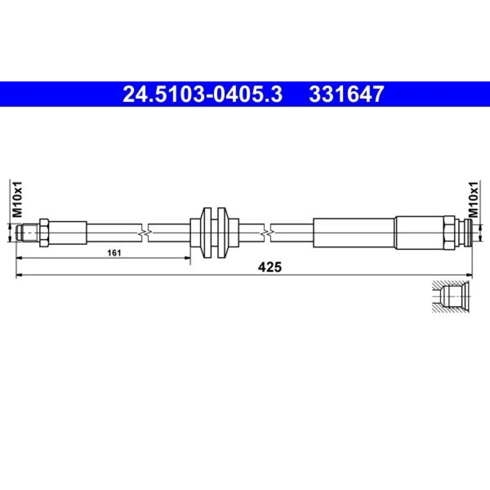 Bremsschlauch 24.5103-0405.3