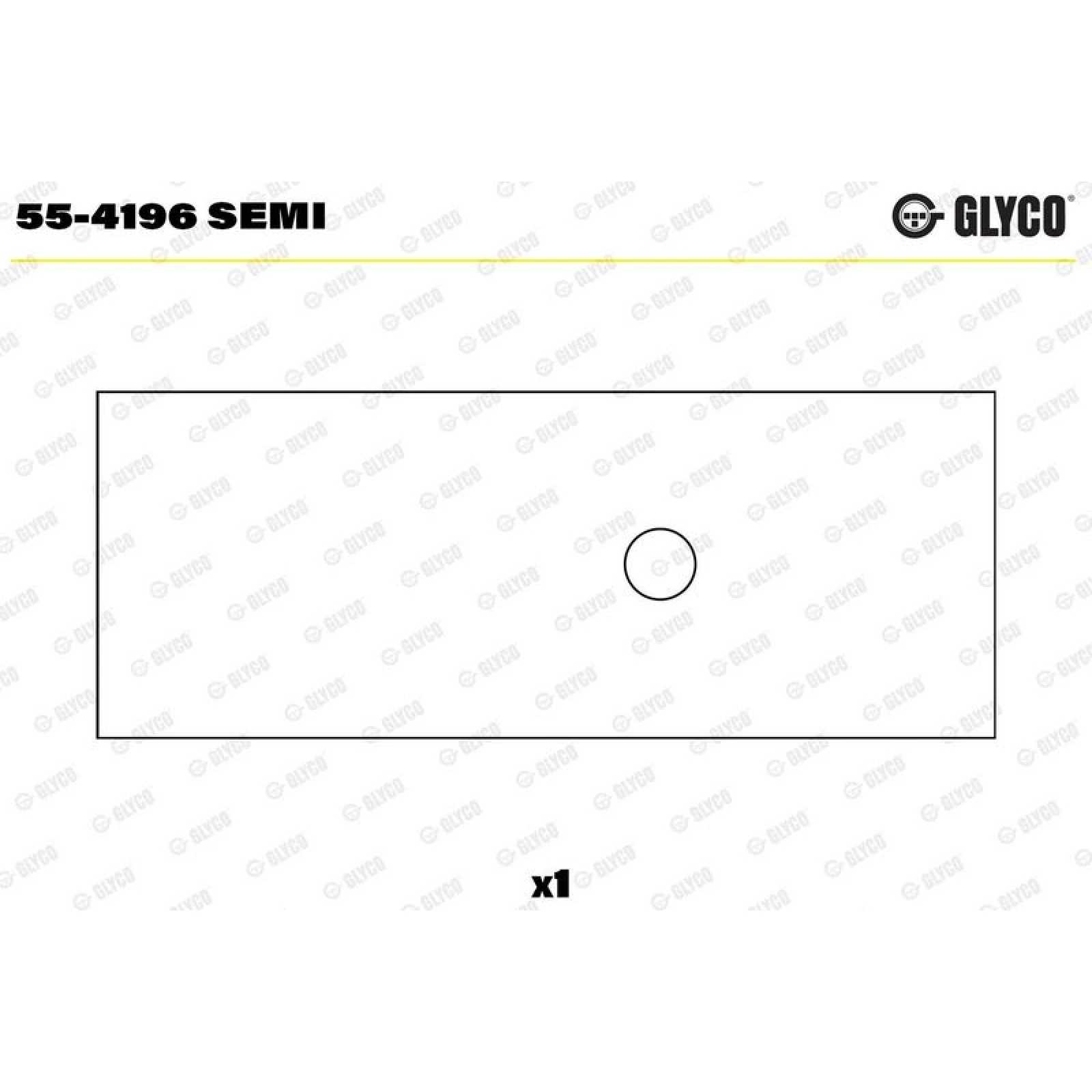 GLYCO Lagerbuchse, Pleuel 55-4196 SEMI