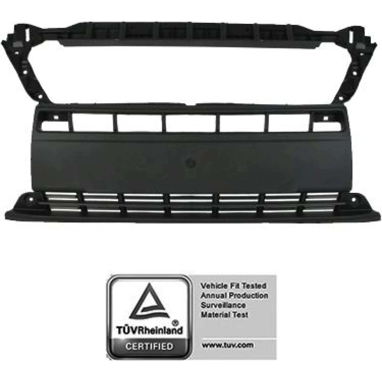 Stoßstange vorne schwarz (mittelteil) Premium Quality, passend für Fiat Ducato 250-290 / Peugeot Boxer / Citroën Jumper, ab 2006 100.11156