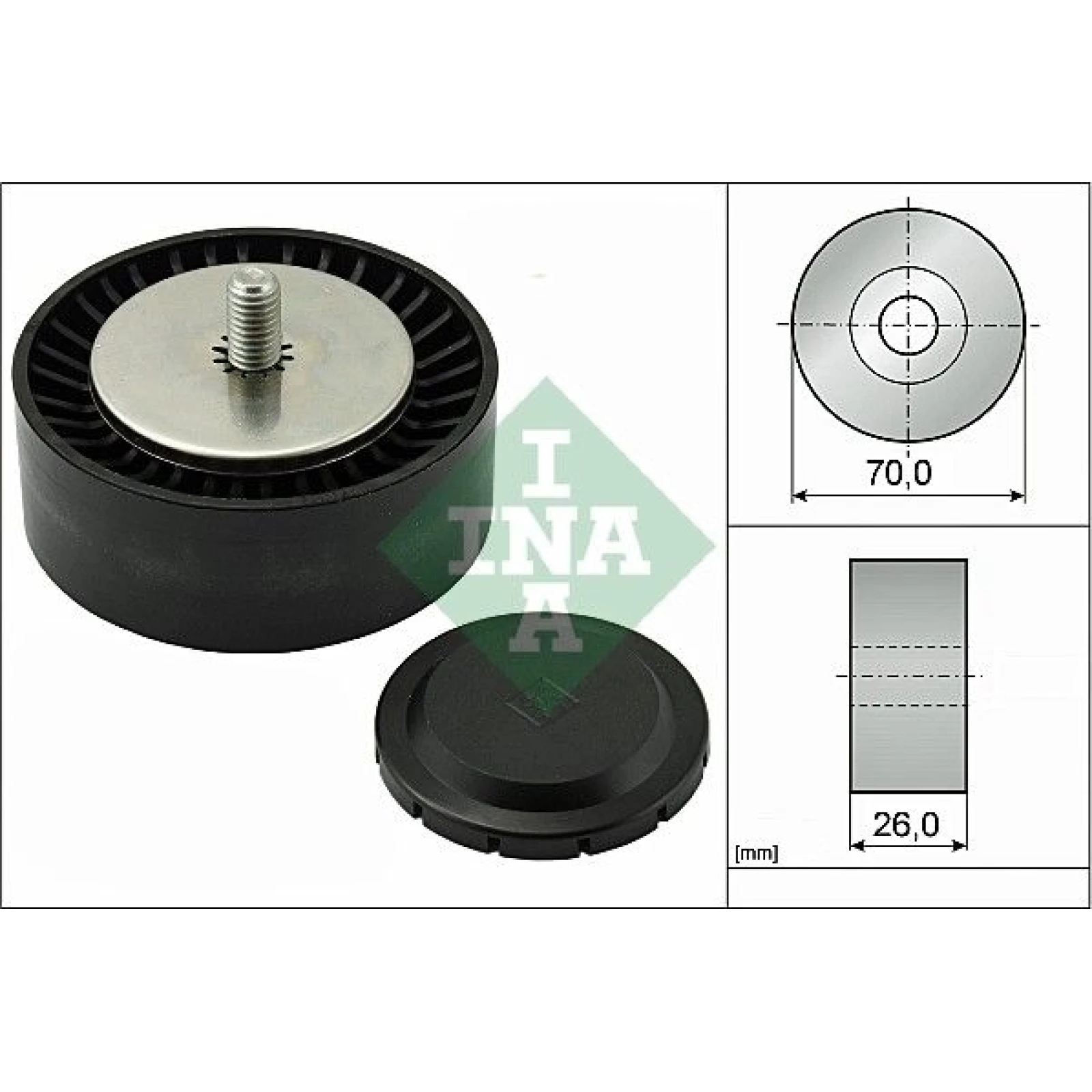 Umlenk-/Führungsrolle, Keilrippenriemen 532 0553 10