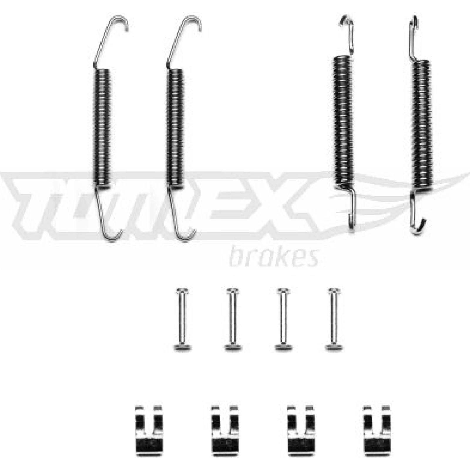TOMEX brakes Zubehörsatz, Bremsbacken TX 40-27