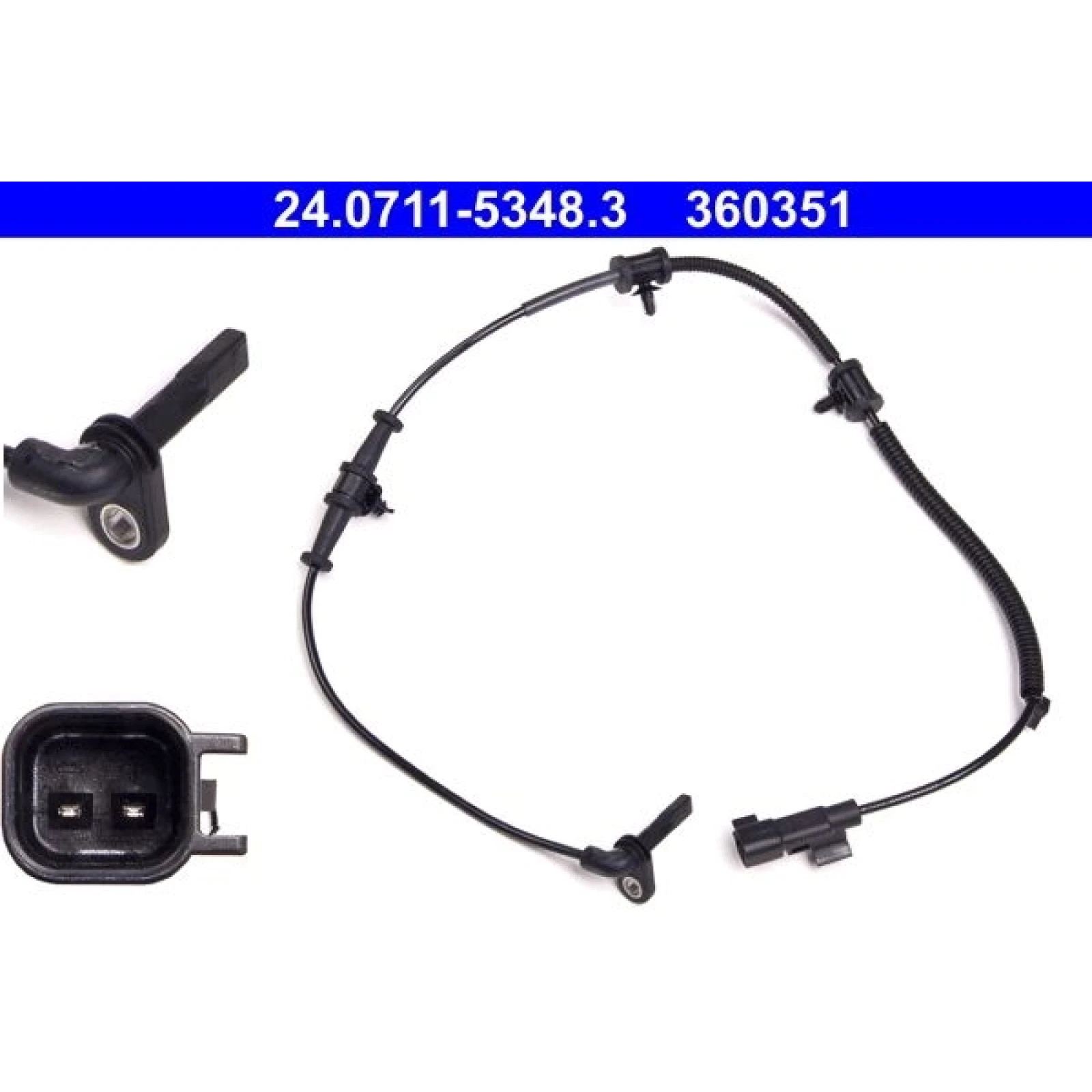 ATE ABS Sensor 24.0711-5348.3